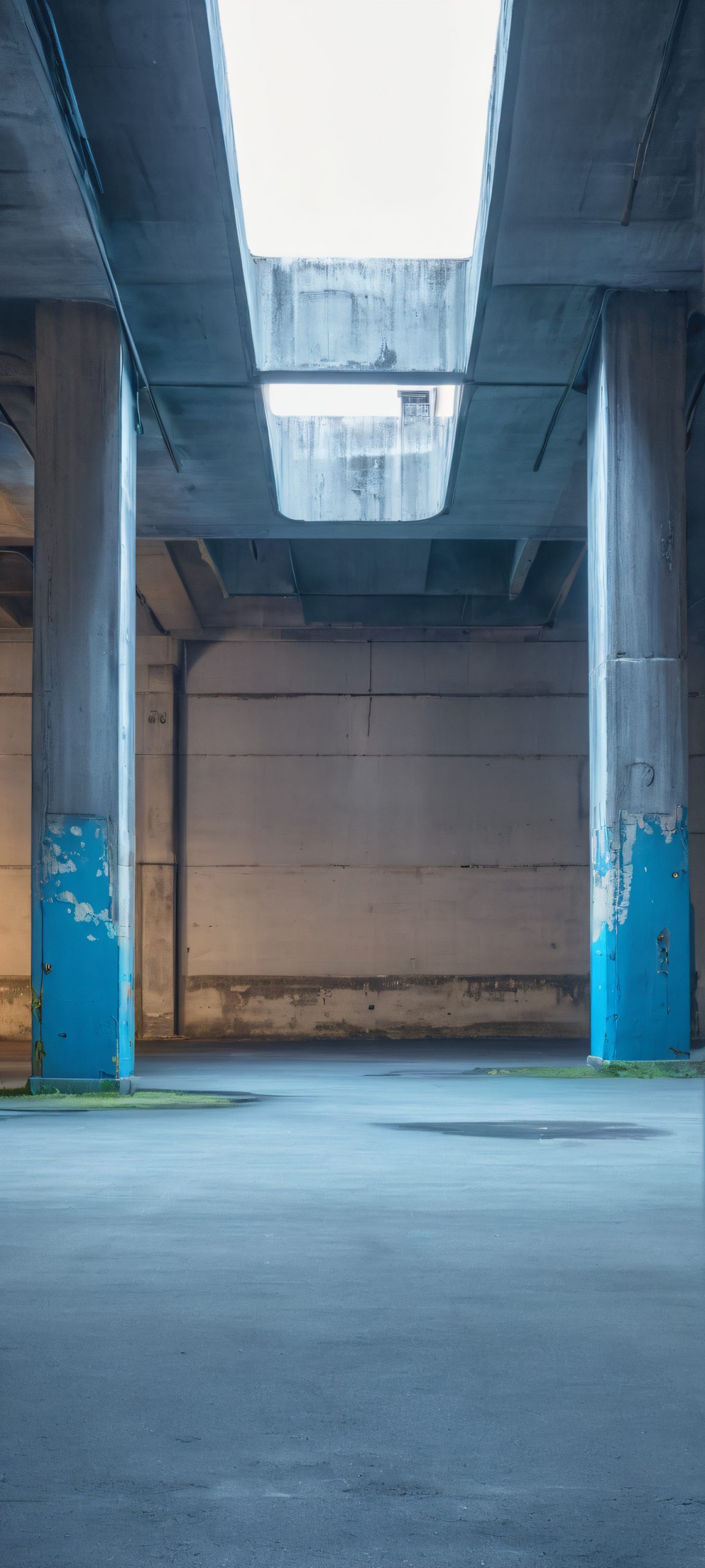 abandoned parking garage wallpaper scaled