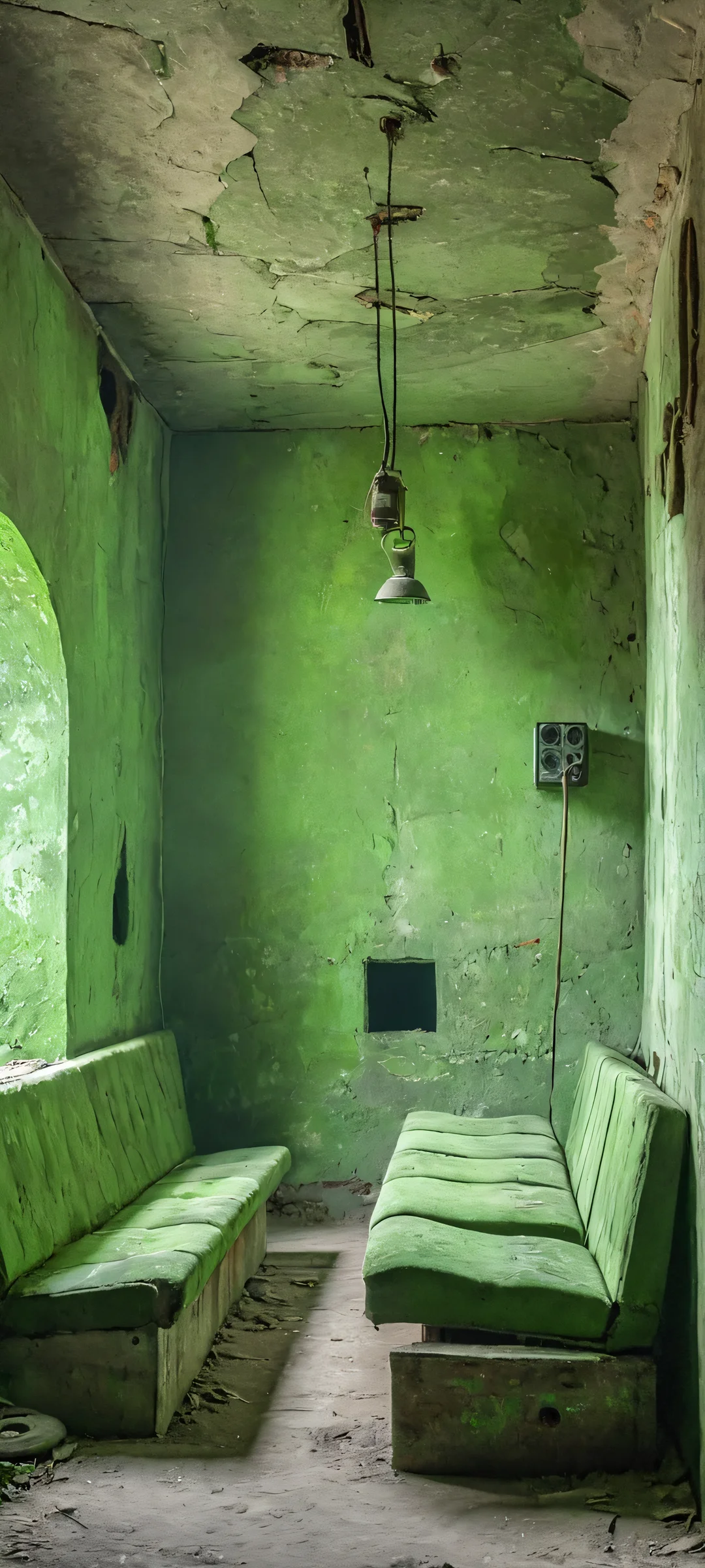 A dramatic portrait of Sidorovich in an abandoned Soviet bunker. Perfect for iPhone and Android home screens.