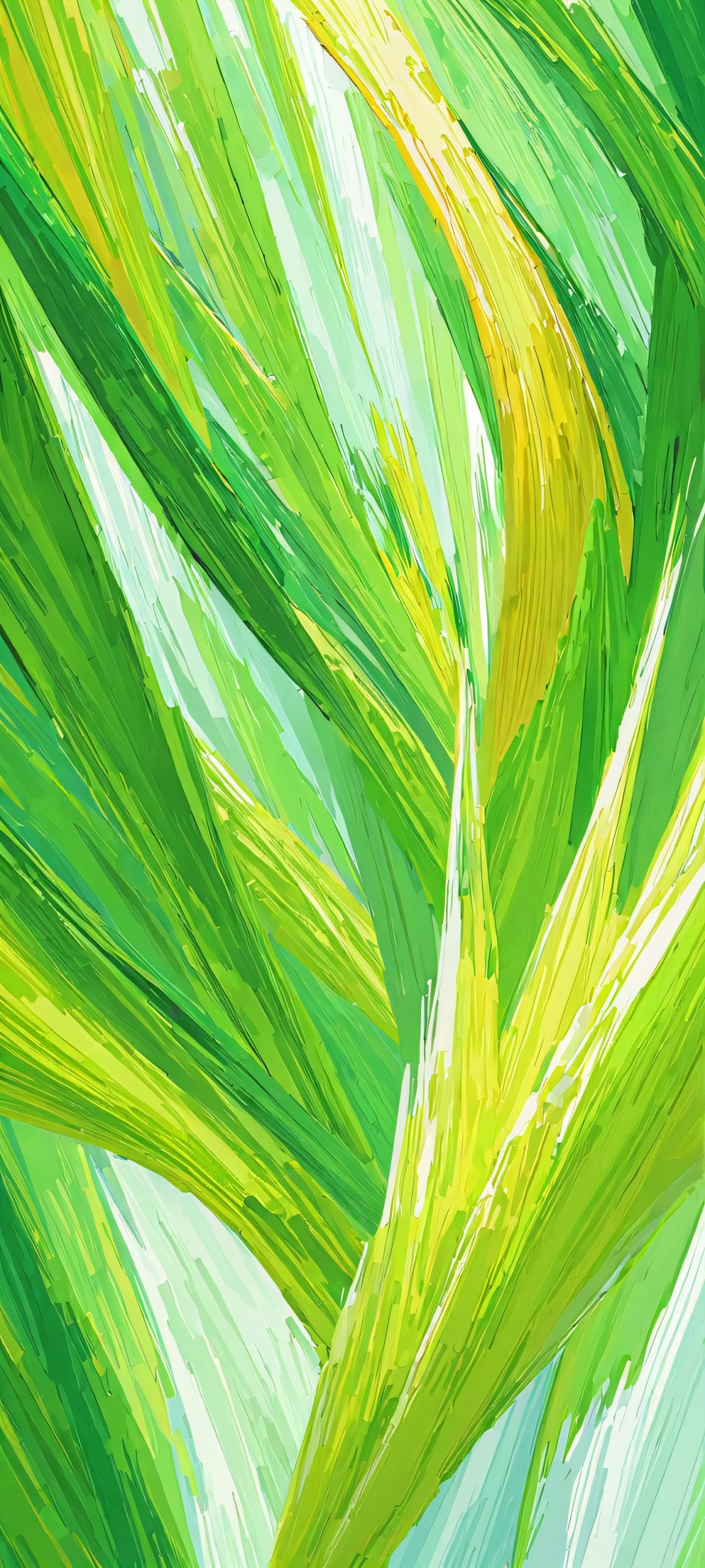 abstract oasis yellow green ecosystem masterpiece scaled