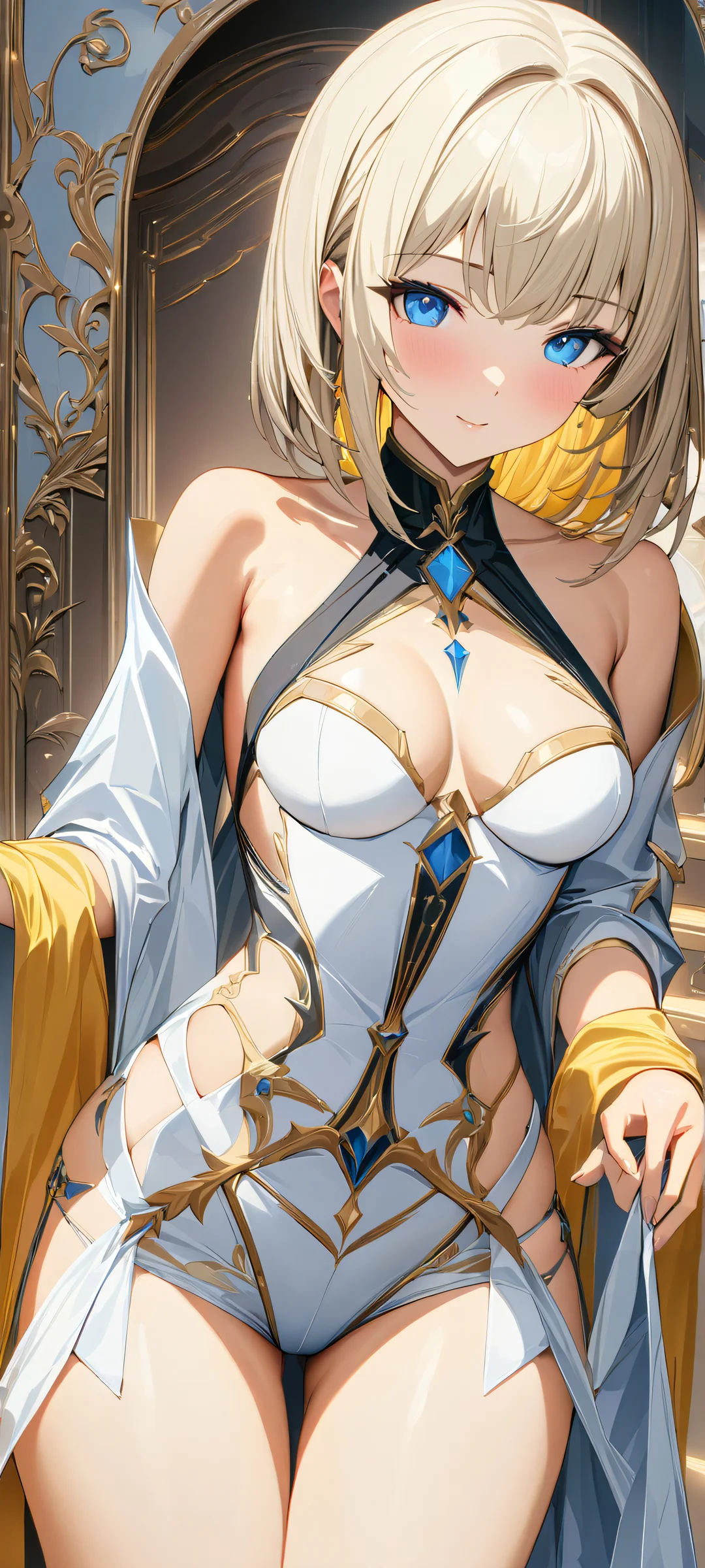 A stunning vertical anime wallpaper of a princess on iPhone/Android. Perfect for home screens.