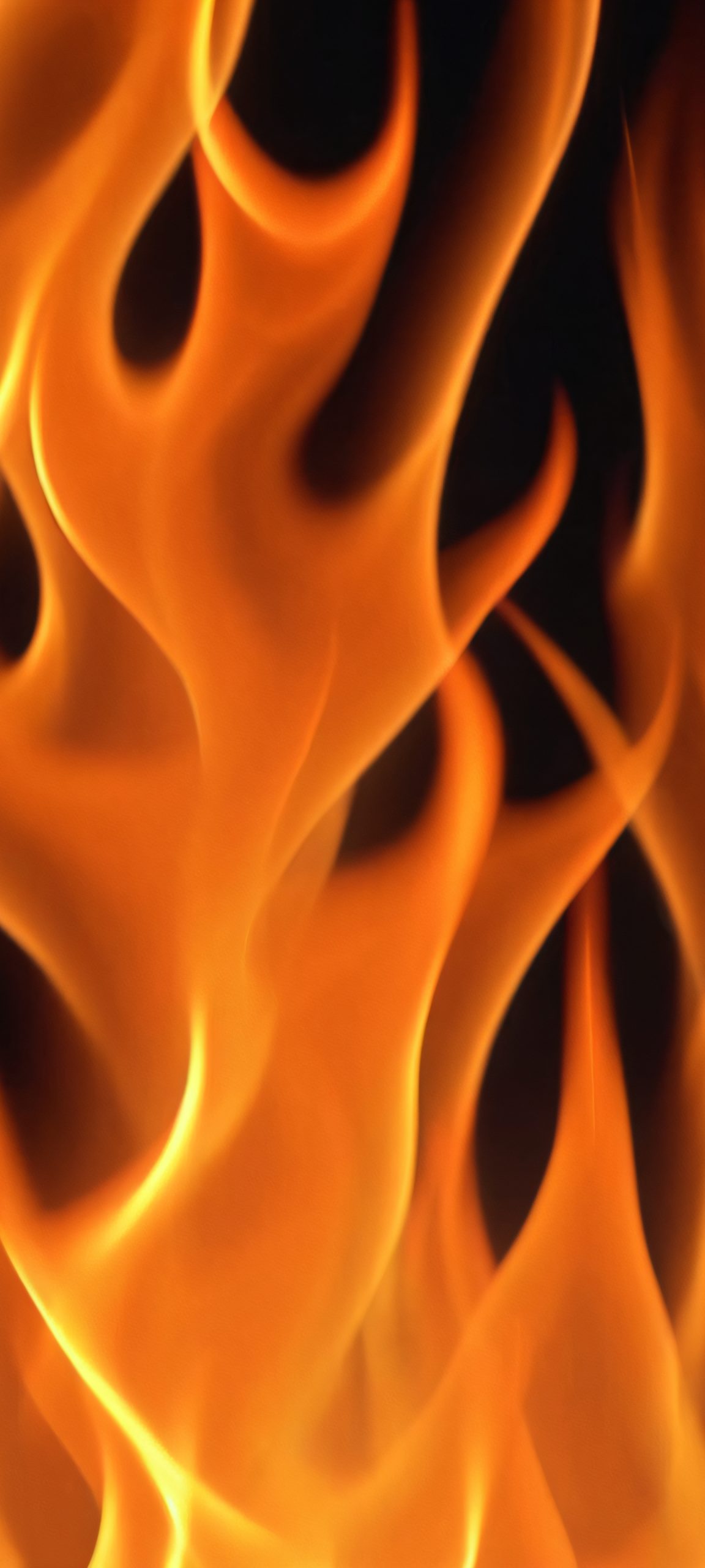 iPhone and Android mobile wallpaper featuring a stunning nightfall scene with flames and darkness, perfectly optimized for 2K QHD resolution