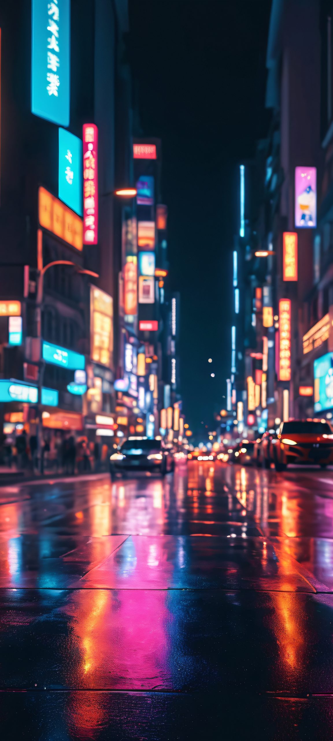 Beautiful nighttime cityscape wallpaper for iPhone and Android devices. Perfectly optimized for high-resolution screens.