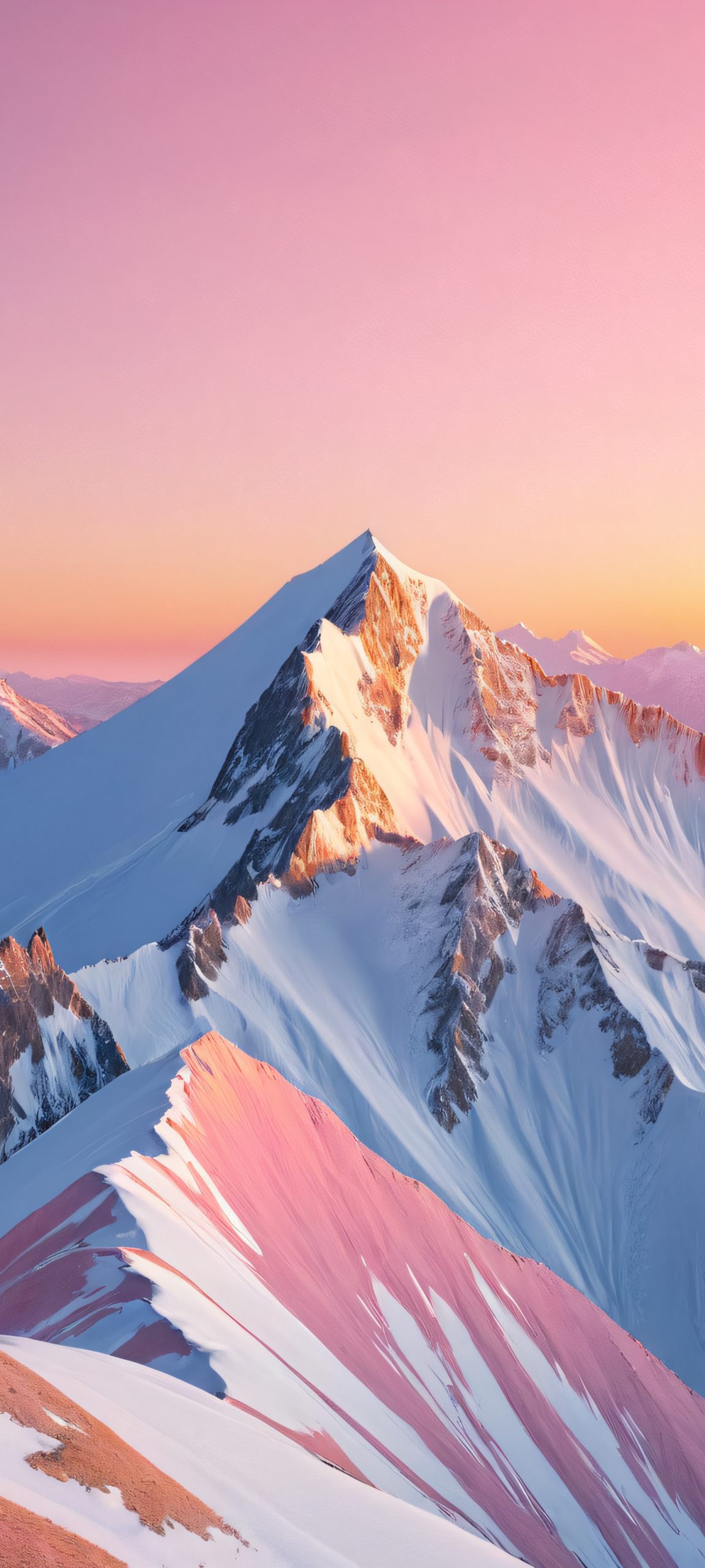 Explore the majestic mountain landscape on your iPhone or Android device. Perfectly optimized for home screens.