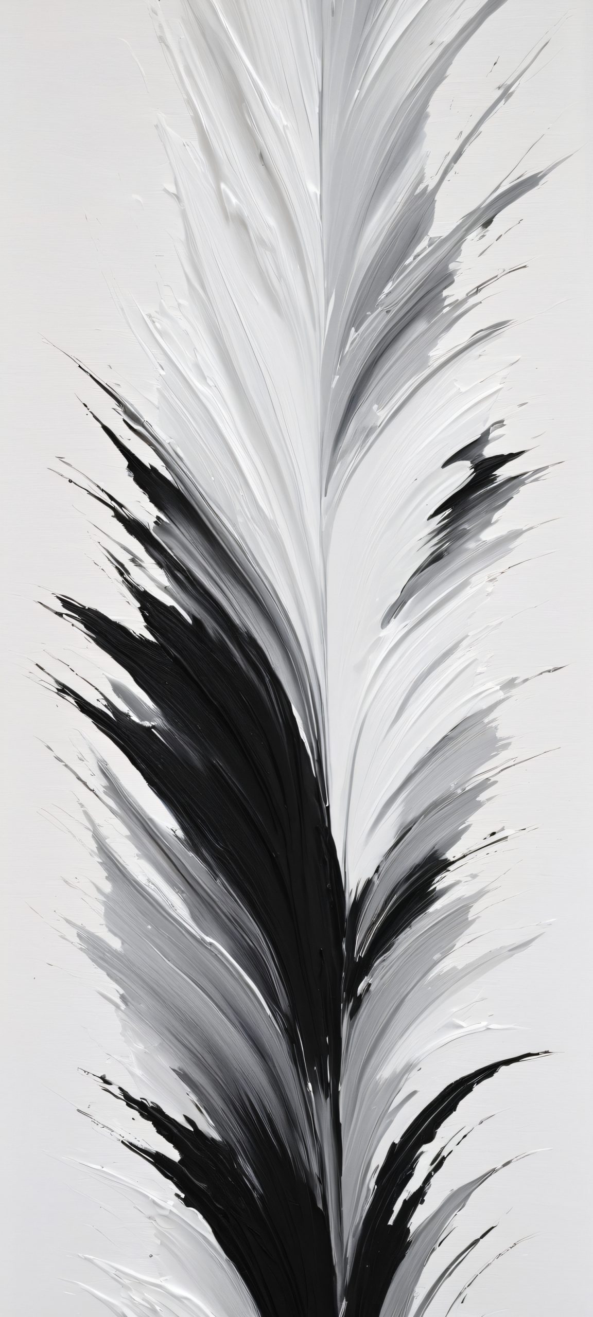 Brushstroke Masterpiece 2K Mobile Background Abstract brushstrokes on a canvas, perfect for iPhone/Android home screens.