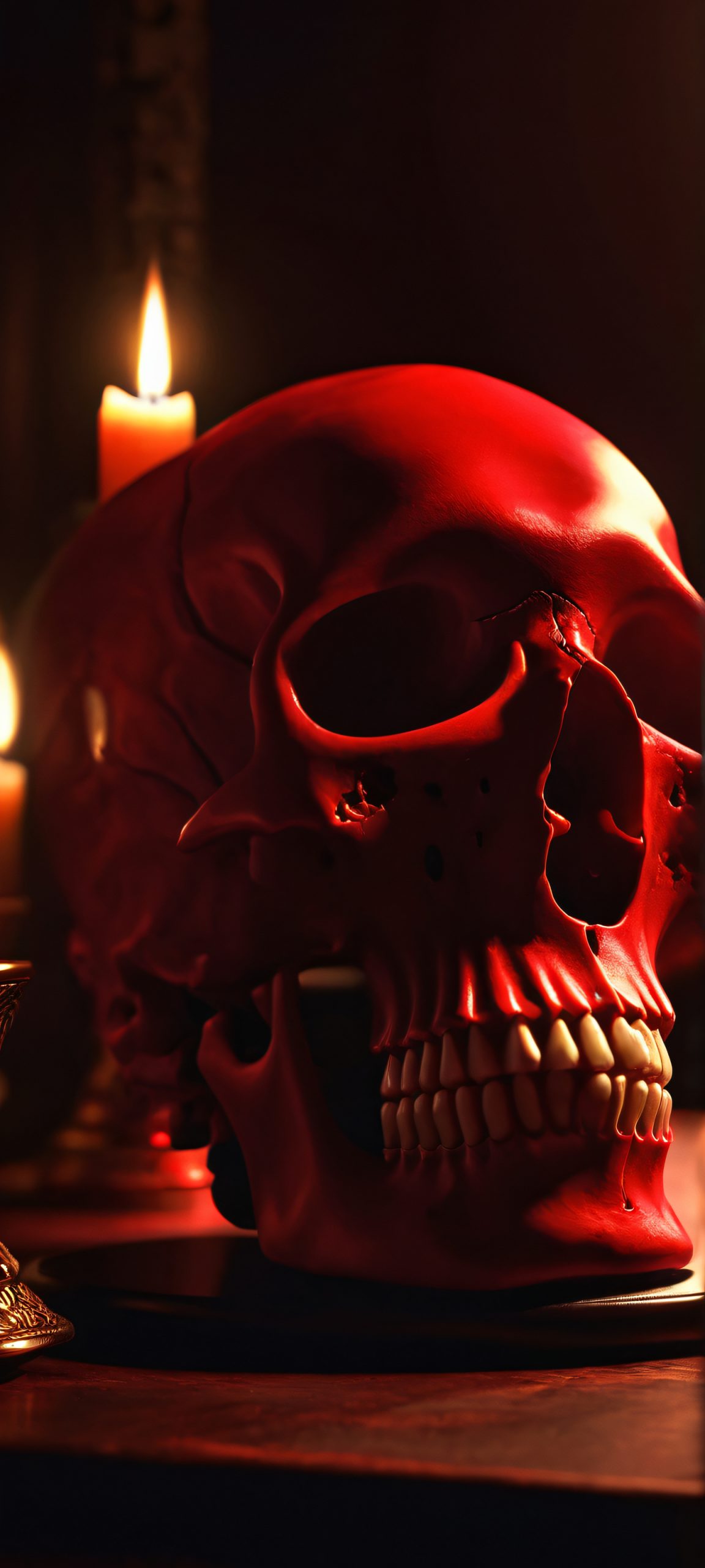 candlelit skull masterpiece scaled