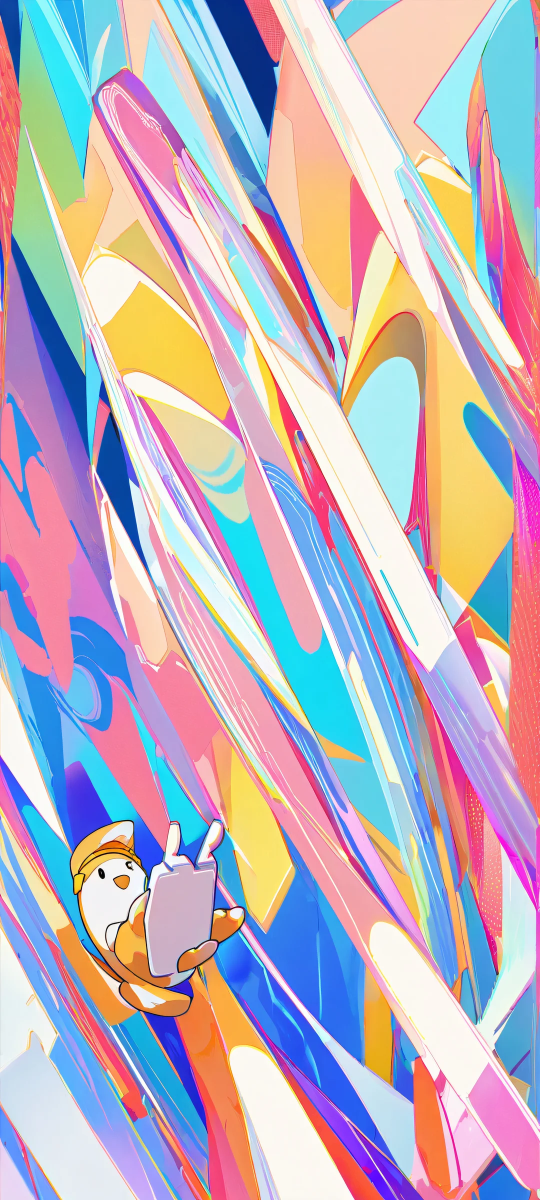 A stunning mobile wallpaper of Chii-Kun from Seedyoulater, perfect for iPhone/Android screens.