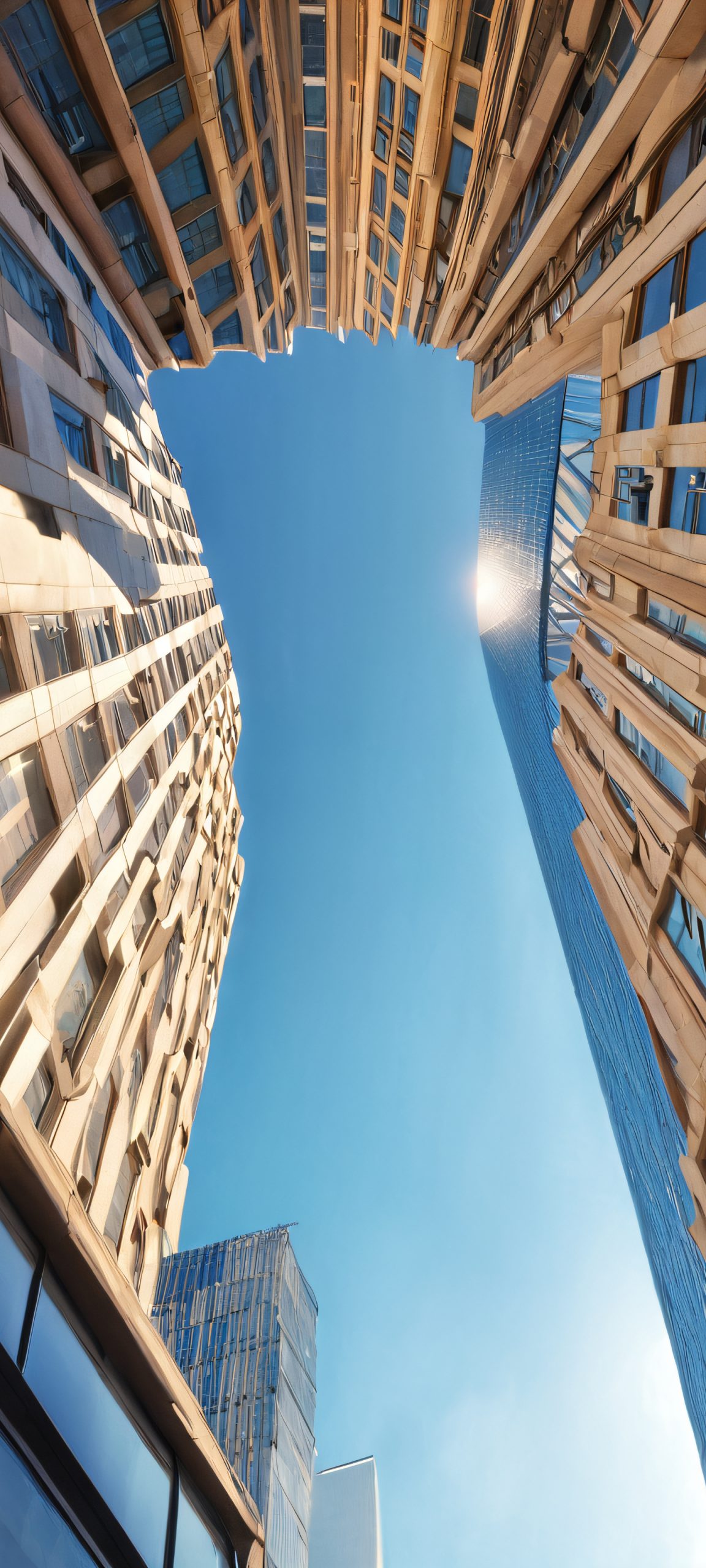 A stunning urban landscape for your iPhone/Android, perfectly optimized for your mobile home screen