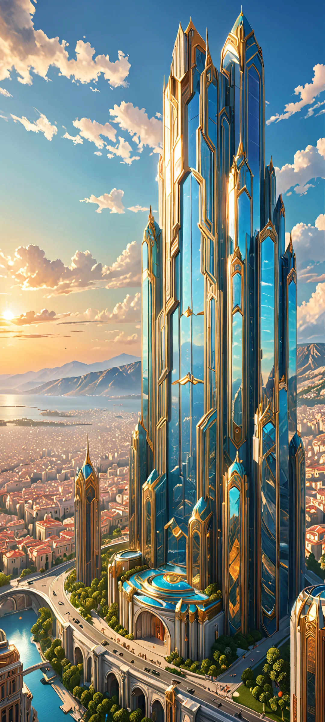 iPhone and Android users, behold this stunning cosmic dreamscape! Explore infinite skies and vibrant textures on your mobile device.