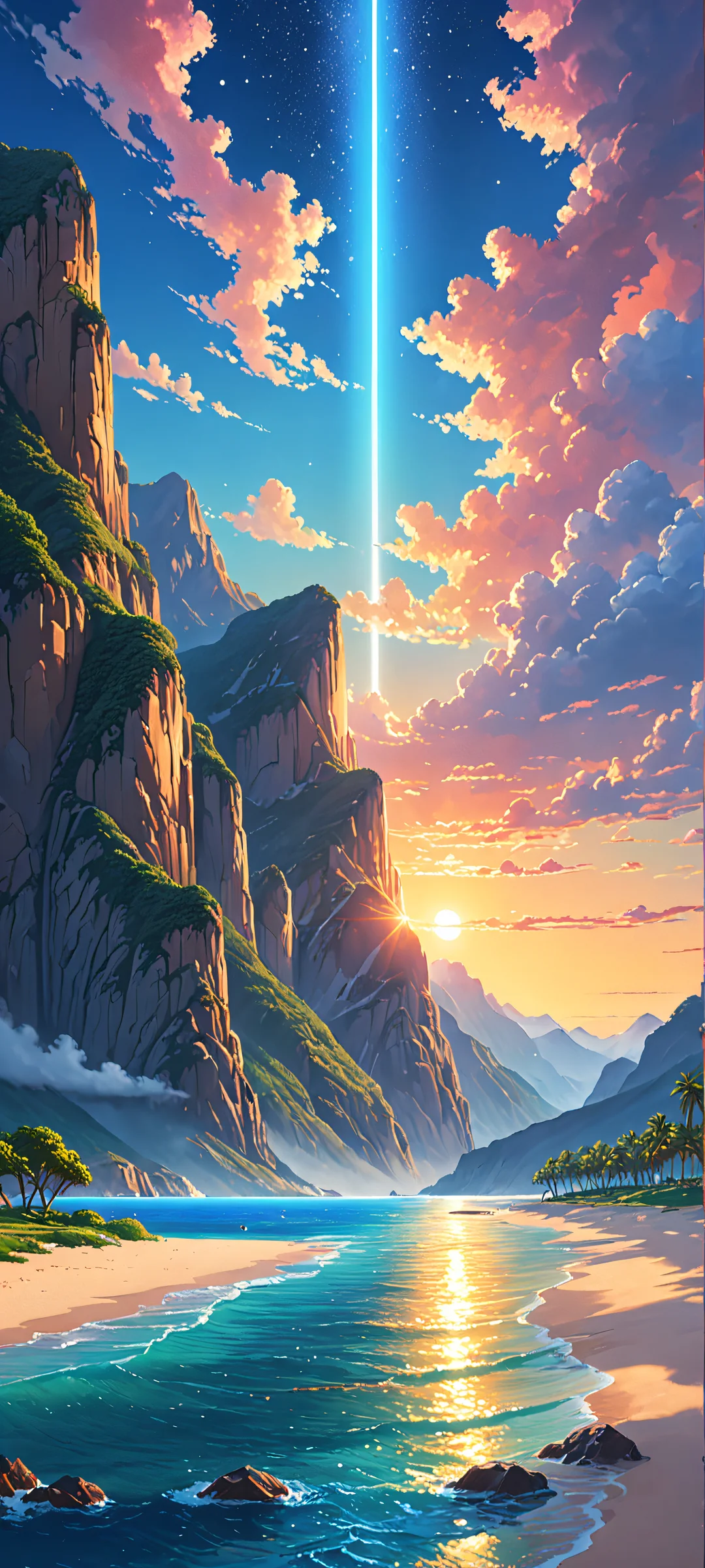 Explore the cosmos on your iPhone/Android with this stunning vertical mobile wallpaper, perfect for a mesmerizing screensaver.