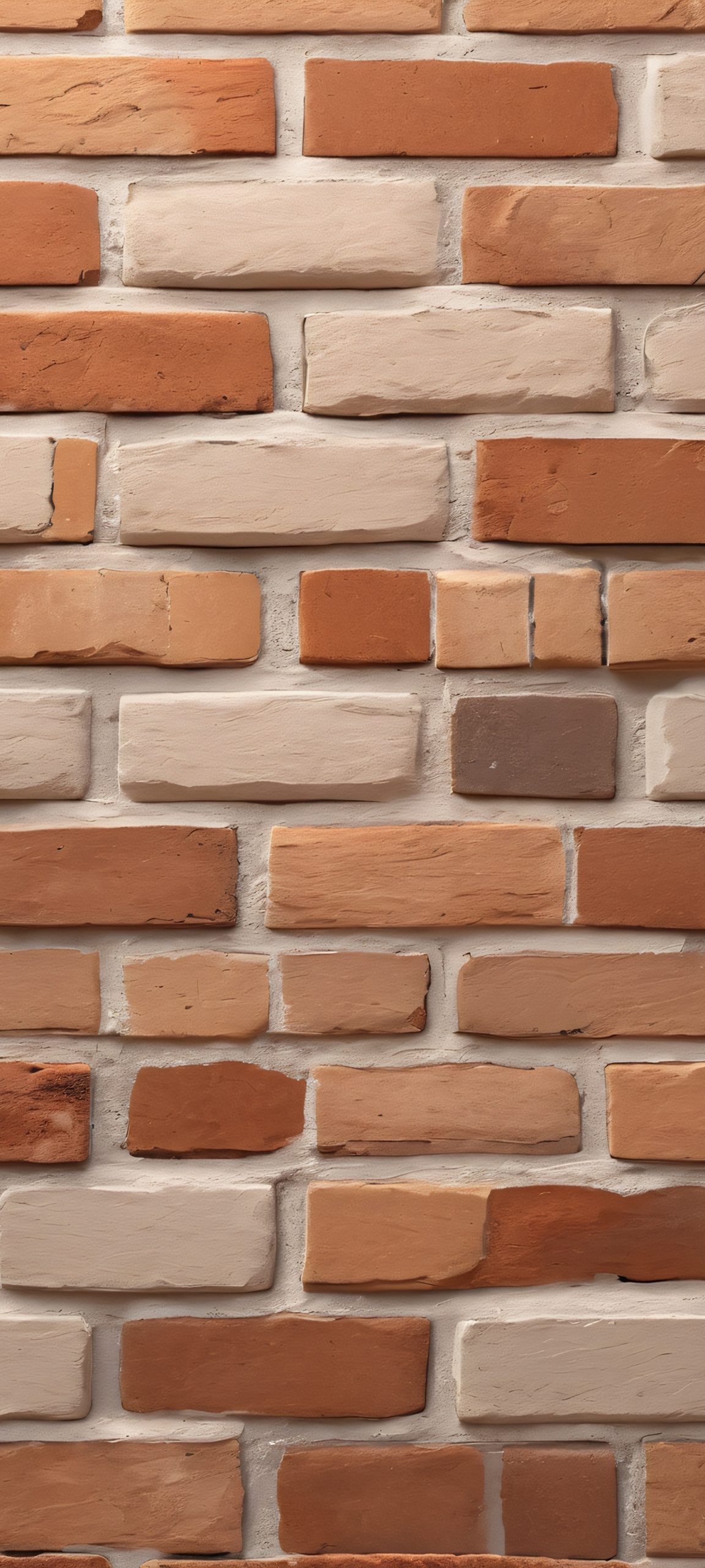 Indulge in the warmth of this realistic brick facade, perfectly suited for your iPhone or Android phone
