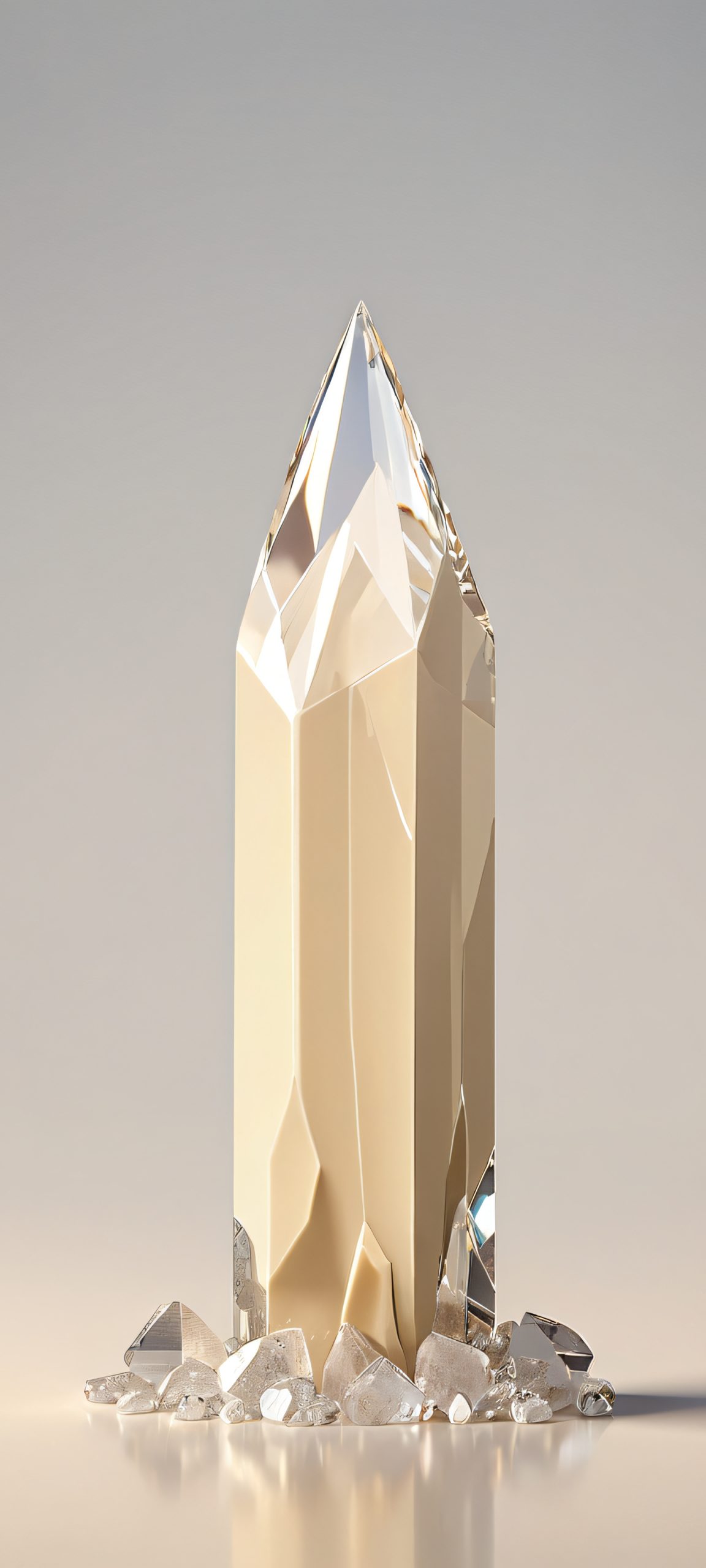 Breathtaking Crystal Point landscape for iPhone and Android, perfect for home screens