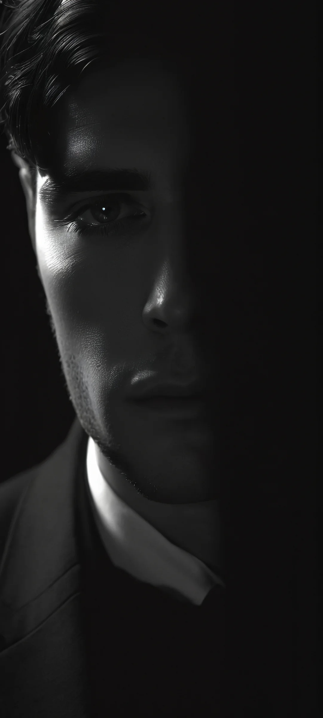 A dark and gritty cyberpunk cityscape for your iPhone or Android phone. Perfectly optimized for home screens.