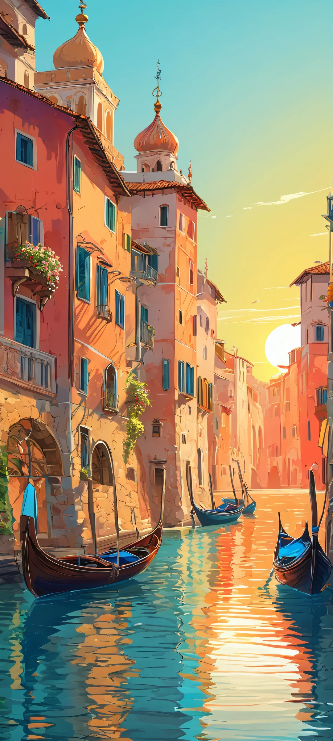 iPhone and Android users will love this breathtaking vertical mobile phone wallpaper featuring a stunning cyberpunk masterpiece with spot colors and high detail.