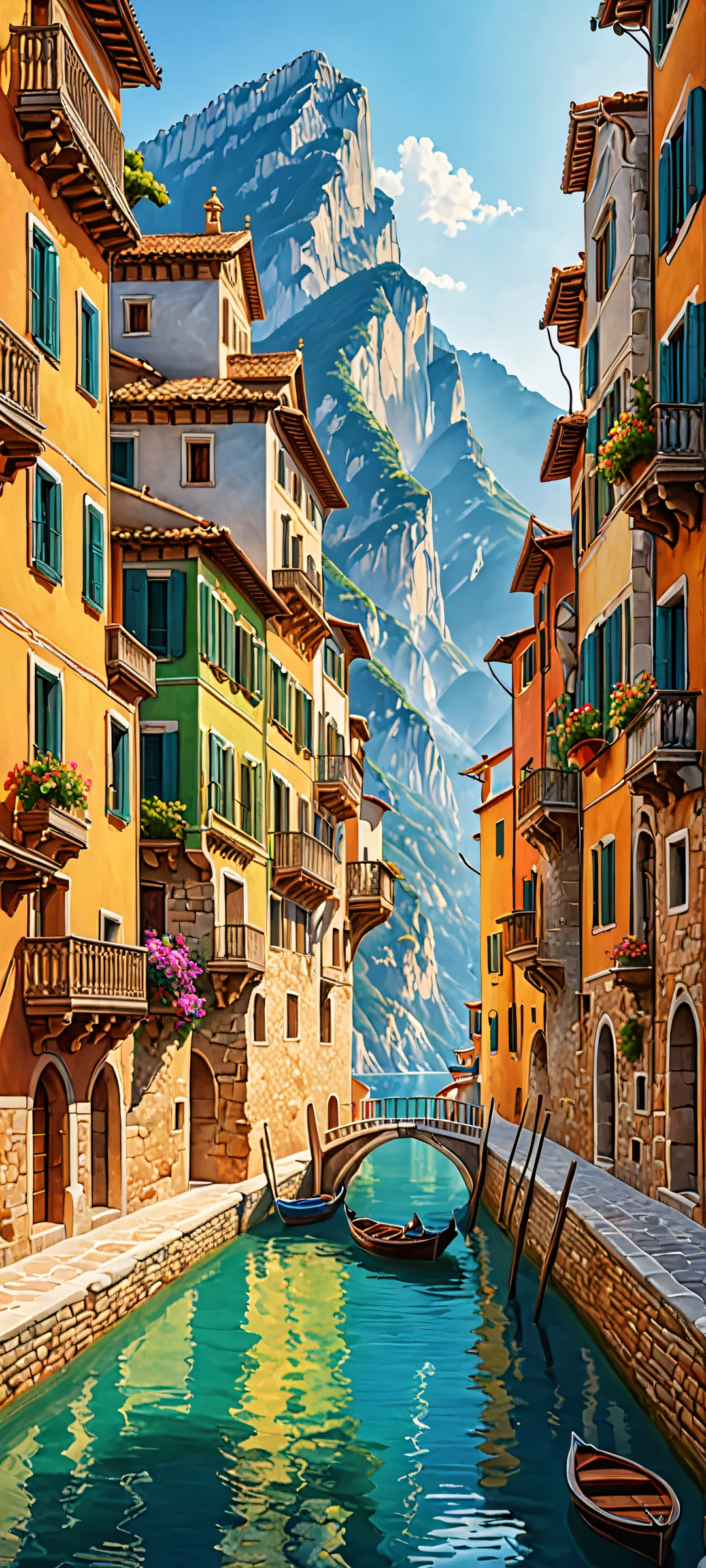 A stunning vertical mobile wallpaper for iPhone and Android phones, featuring a breathtaking masterpiece design with sufficient detail.