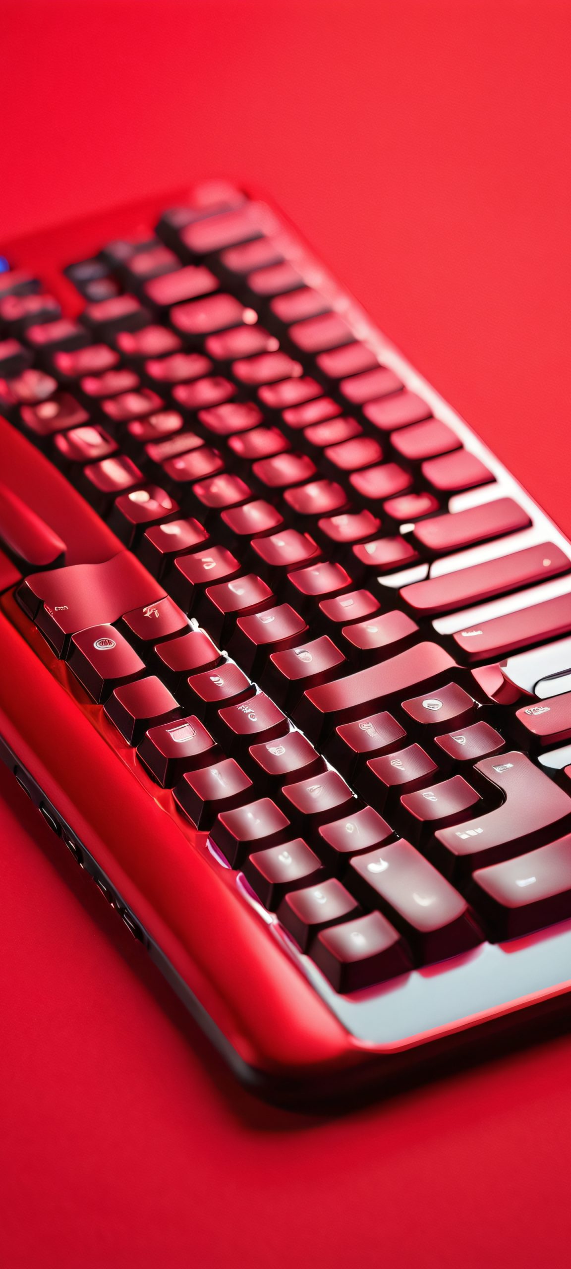 Breathtaking vertical mobile phone wallpaper featuring a minimalist workspace, perfect for iPhone and Android devices.