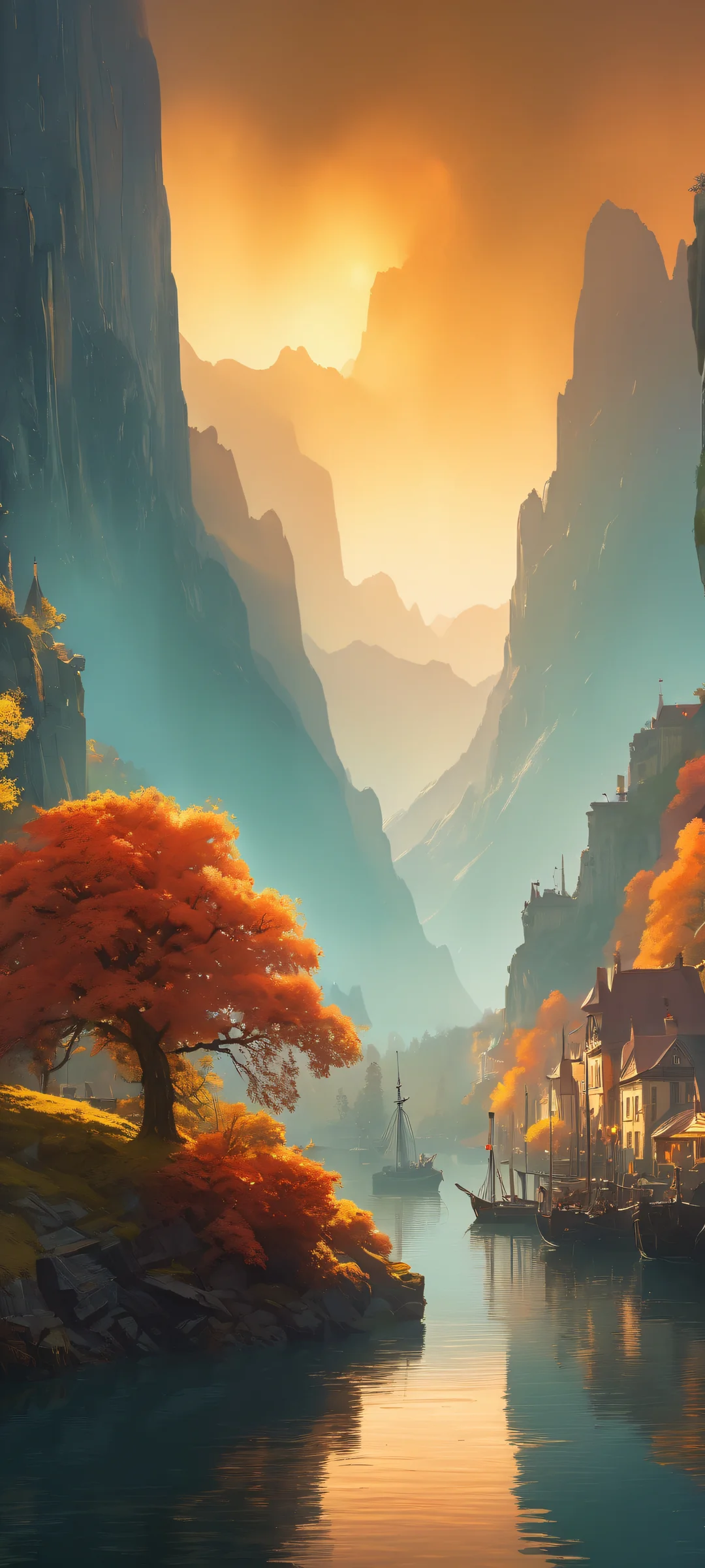 Breathtaking cinematic wallpaper featuring a stunning Masterpiece scene with iPhone/Android compatibility.