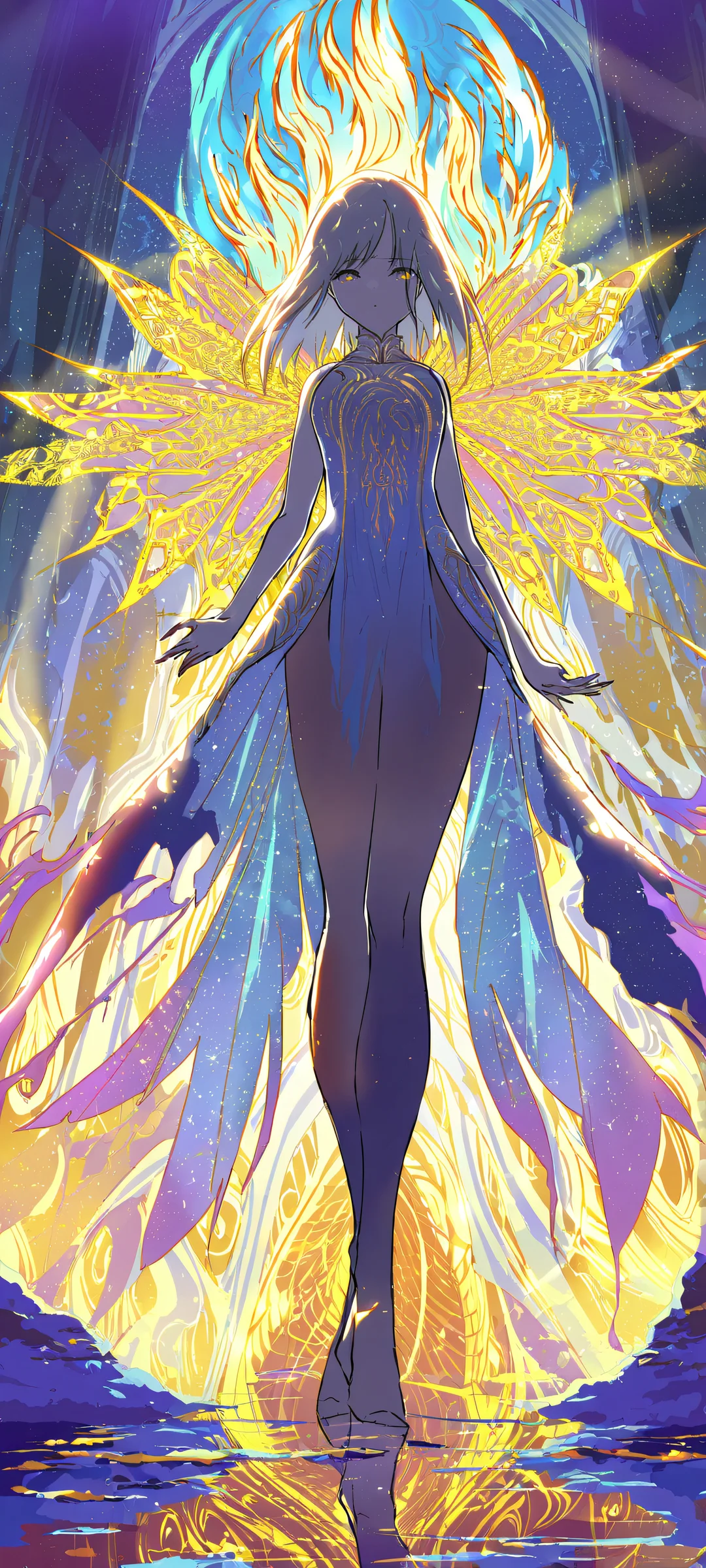 Ethereal Beauties 2K QHD Home Screen A stunning portrait of posing girls against a detailed background, perfectly optimized for iPhone and Android home screens, with radiant ethereal lighting, ray-traced reflections, and high contrast. Featuring breathtaking cinematic lighting, vibrant deep rich colors.