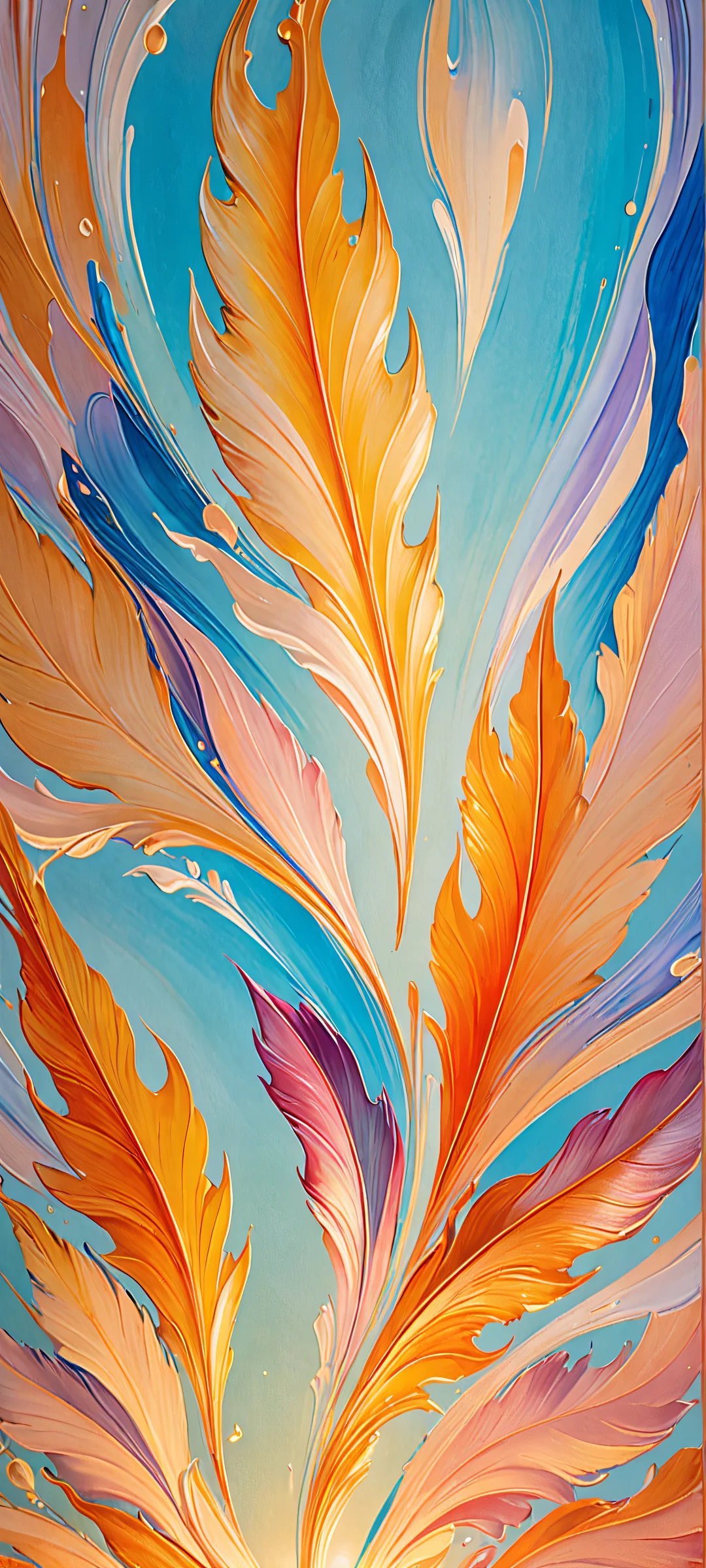 A stunning iPhone and Android mobile phone wallpaper featuring intricate brushwork and a focus on detail. Perfectly optimized for your smartphone's home screen.