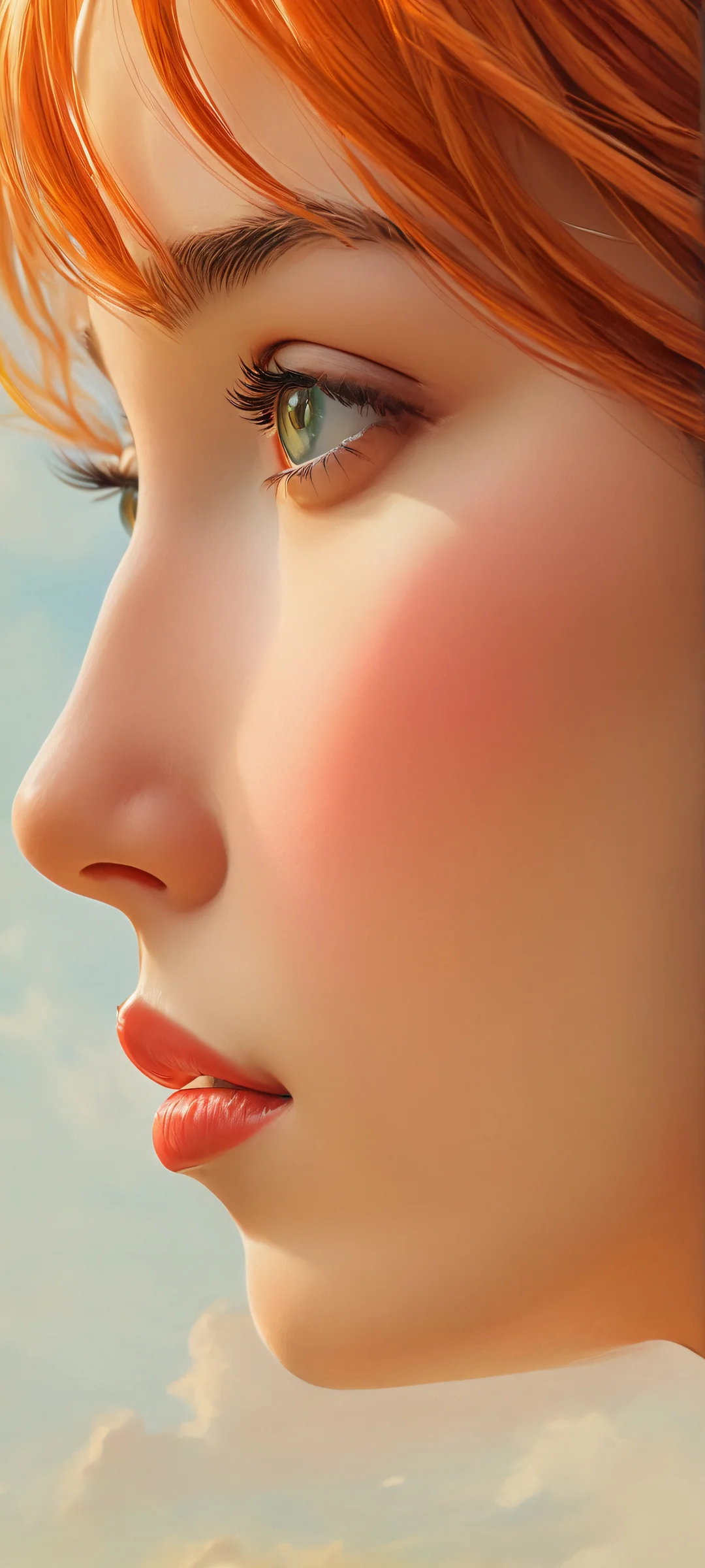 A mesmerizing iPhone/Android wallpaper featuring ethereal brushstrokes on a serene background.