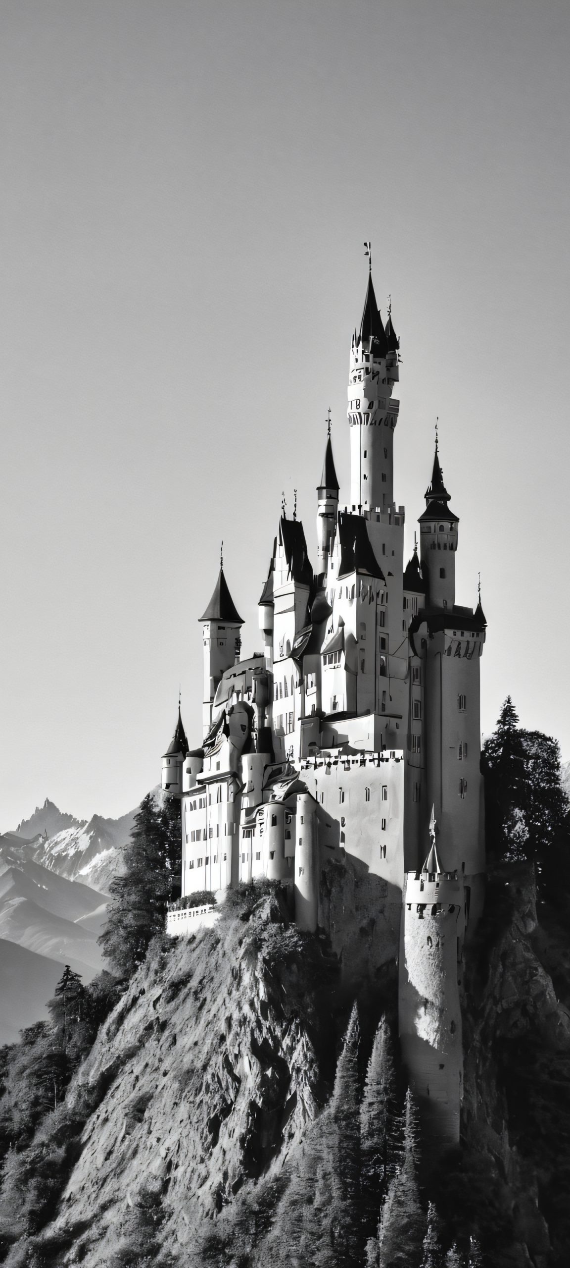 ethereal castle at dusk scaled