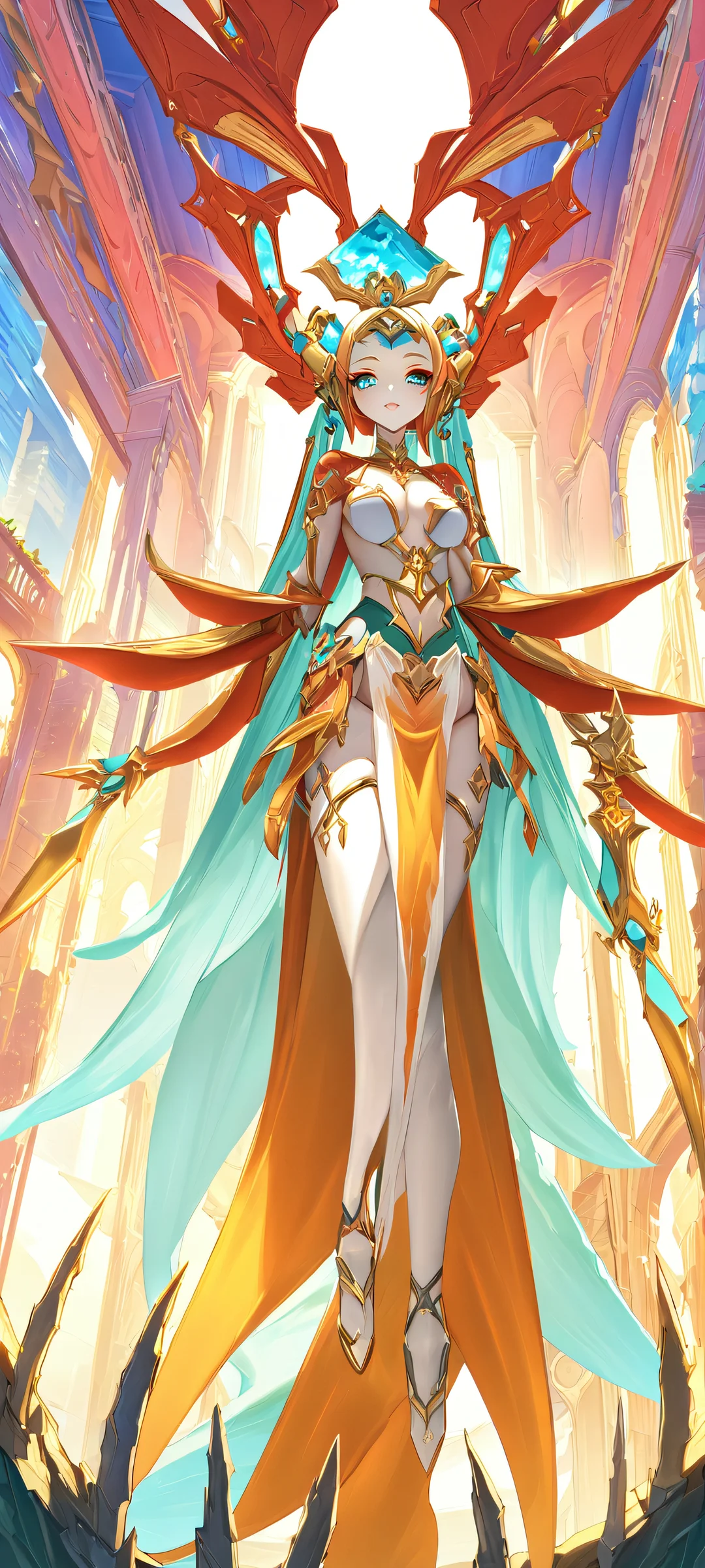 A mystical iPhone/Android wallpaper featuring a Fancha-inspired secret world of twisted fantasy and flux. Perfect for your mobile home screen.