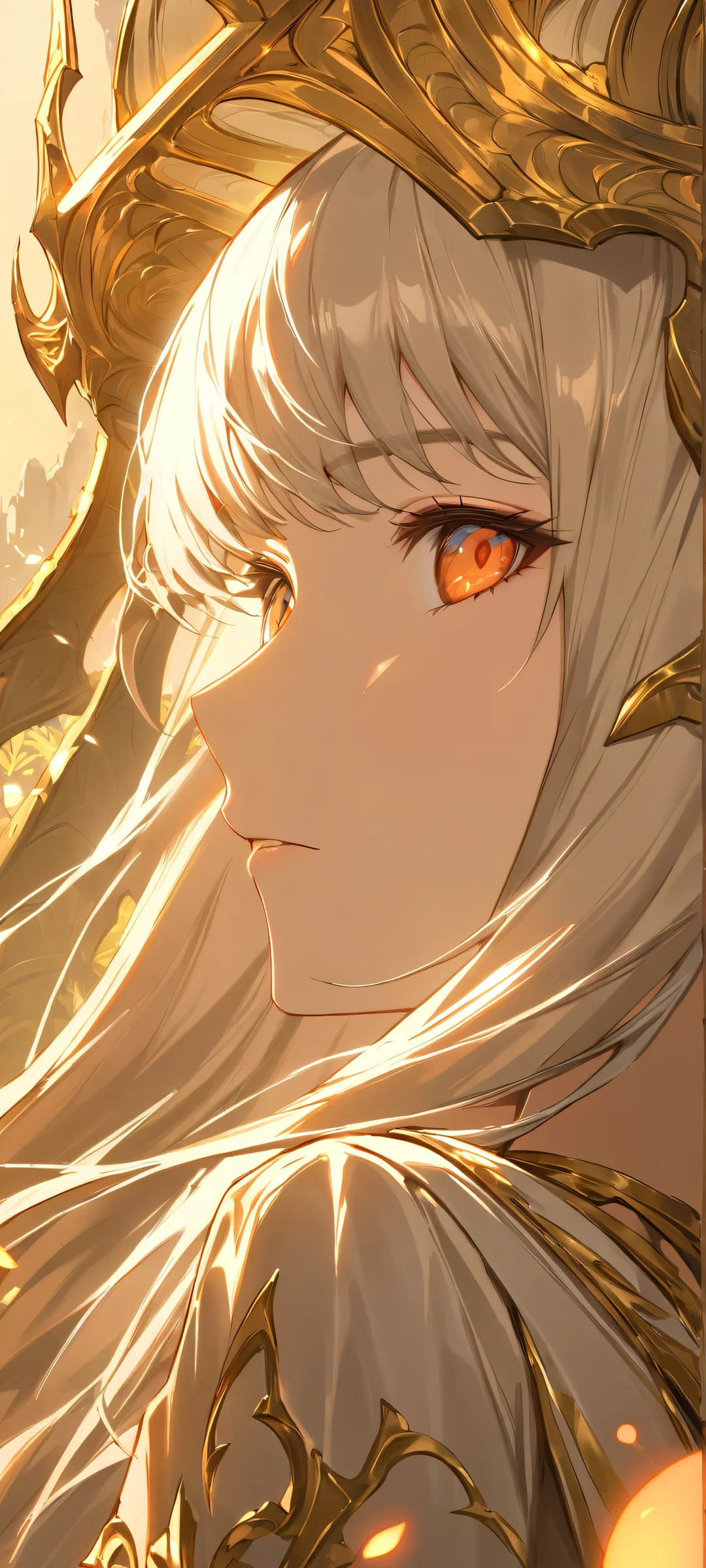 A stunning portrait of Zenin Maki from the fantasy world, perfectly suited for iPhone and Android devices.