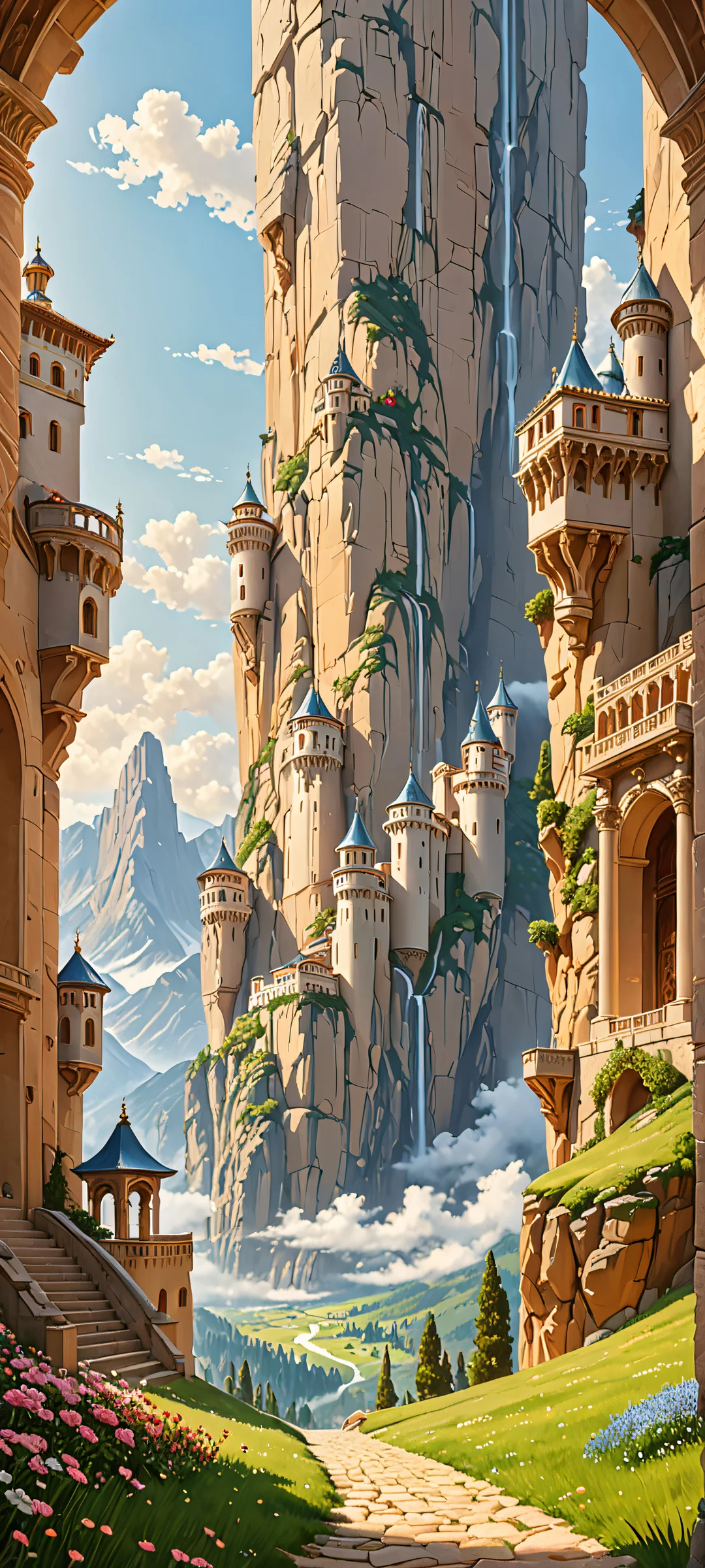 iPhone and Android users can set this breathtaking vertical mobile phone wallpaper as their home screen background, featuring a masterpiece of high resolution, ultra-detailed art.