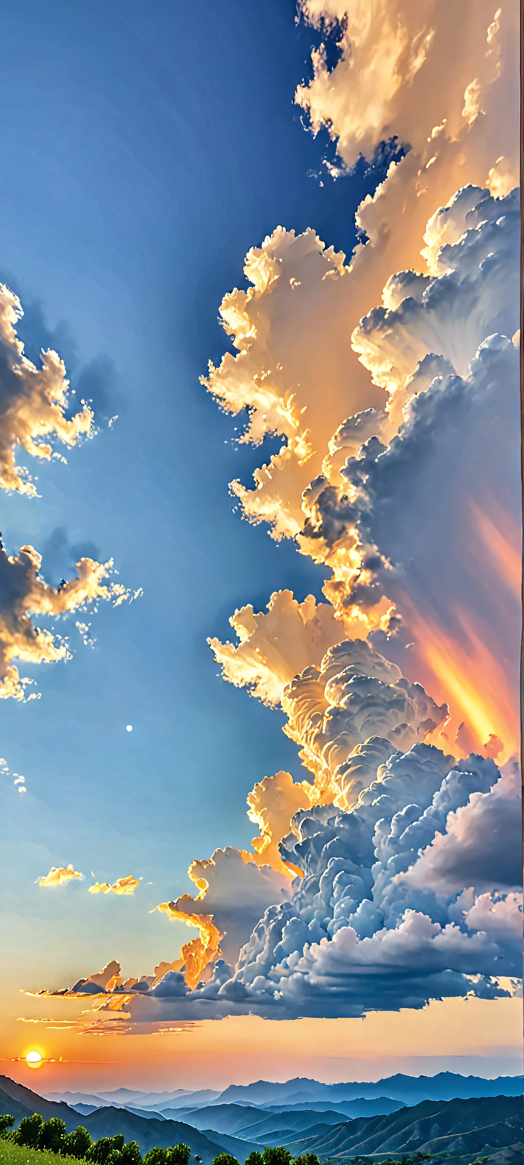 A serene and calming landscape of a mystical oasis on an iPhone or Android device. Perfectly optimized for your home screen.