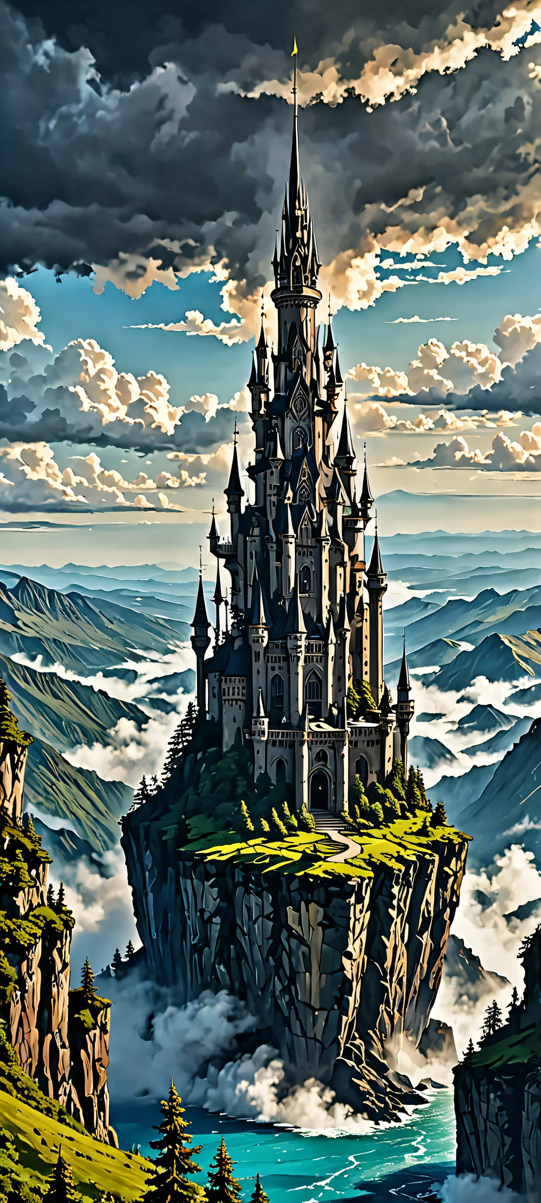 iPhone and Android users alike will fall under the spell of this hauntingly beautiful abstract artwork, reminiscent of a dark and foreboding night sky.