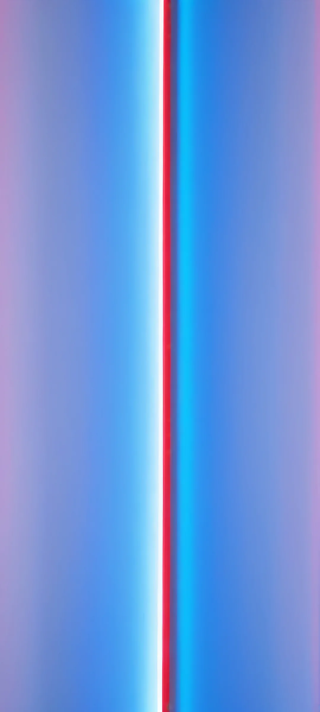 Abstract macro of laser beams with electric blue and saturated red hues on a white background, perfekt für iPhone/Android-Startbildschirme.