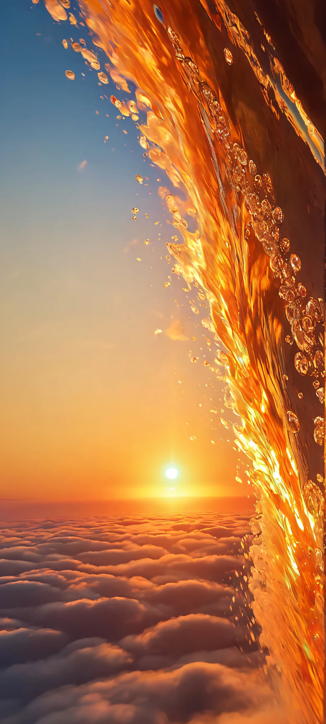 iPhone and Android users alike will be mesmerized by this stunning fantasy landscape. Perfectly optimized for your mobile home screen.