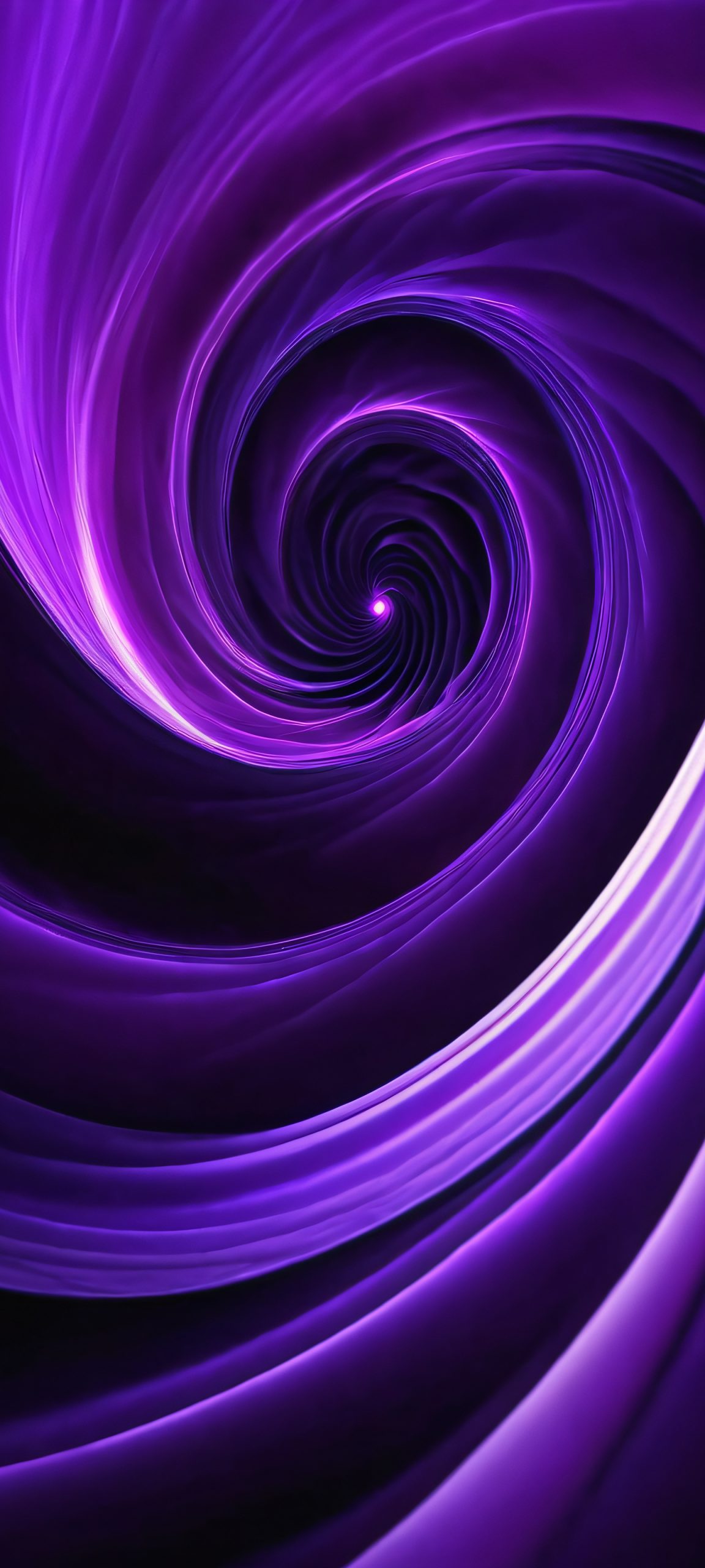 Breathtaking mobile wallpaper of a swirling purple vortex, perfect for iPhone and Android home screens