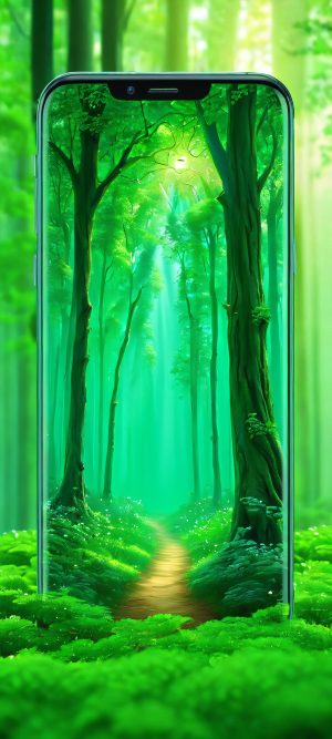 ethereal wood nymph magic forest scaled