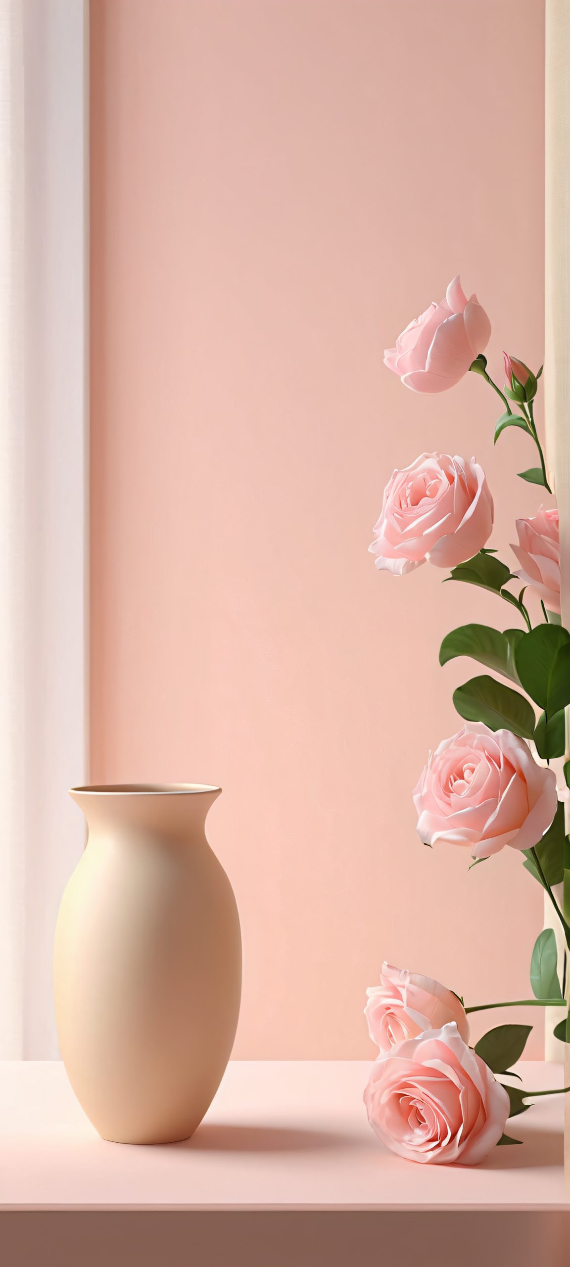 floral vase serenity mobile wallpaper scaled