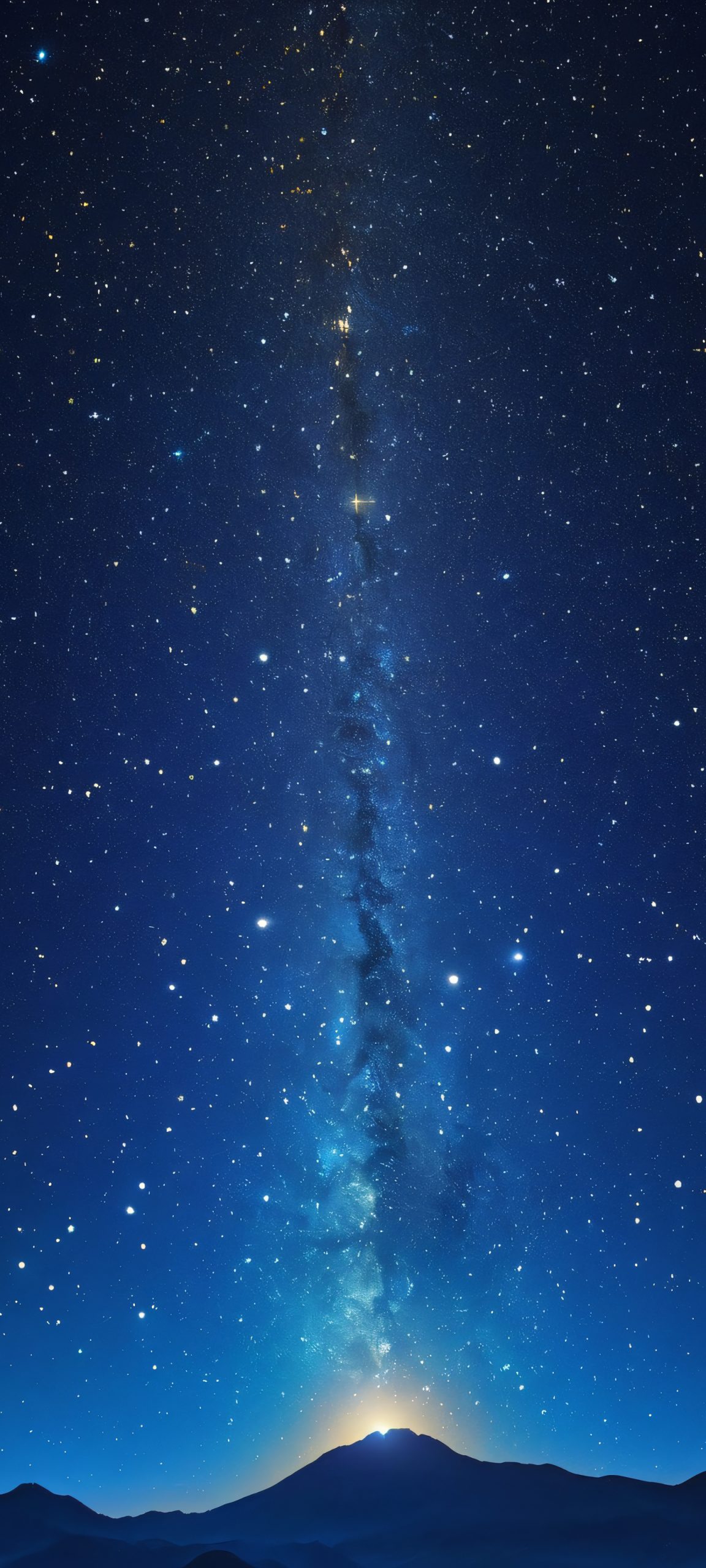 galactic night stars mobile wallpaper scaled