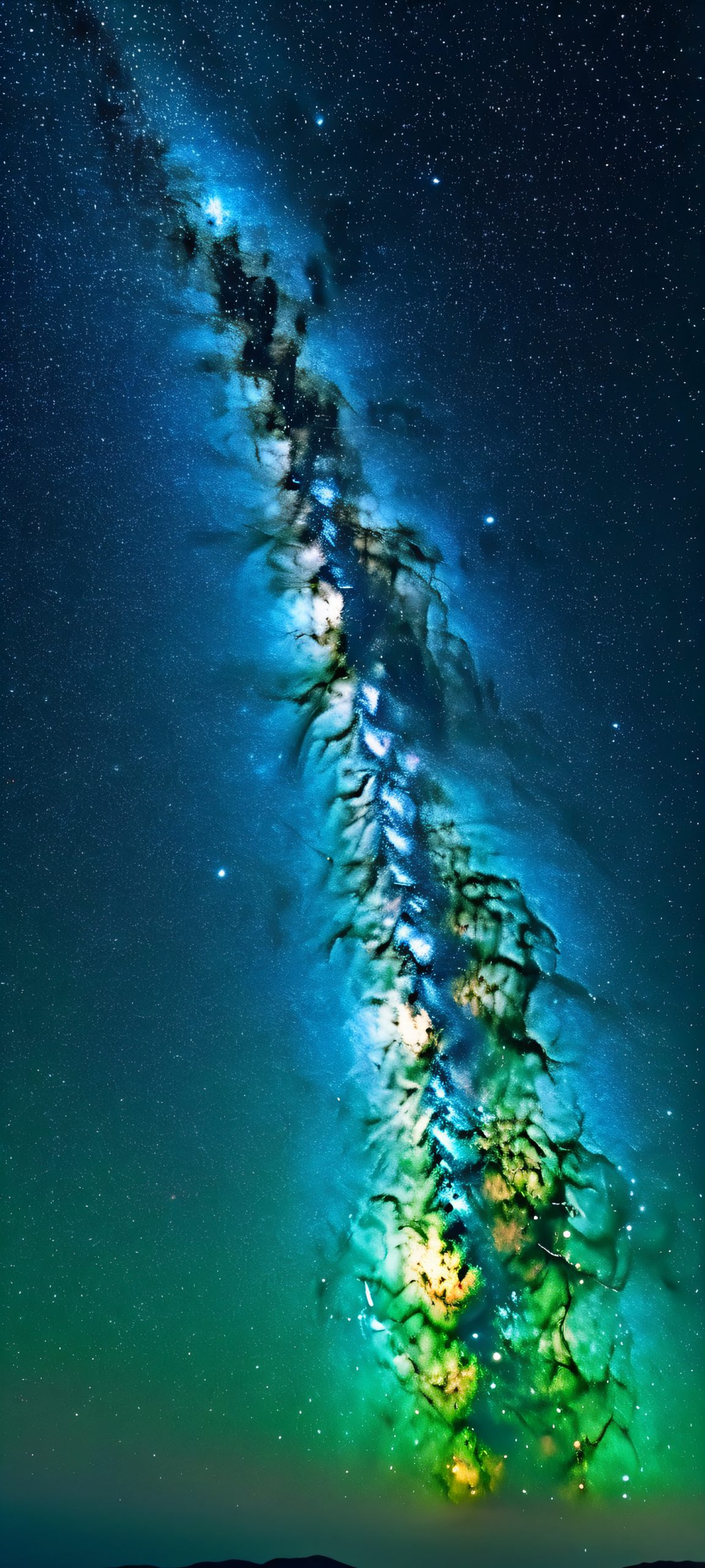 Explore the mesmerizing Galactic Core, a stunning Outer Space landscape for your iPhone or Android phone. Perfectly optimized for your mobile home screen.