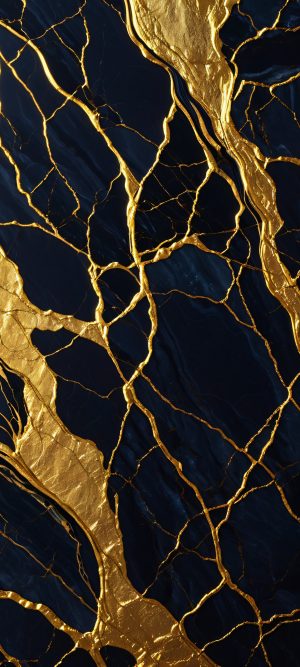 girl dark marble gold veins macro scaled