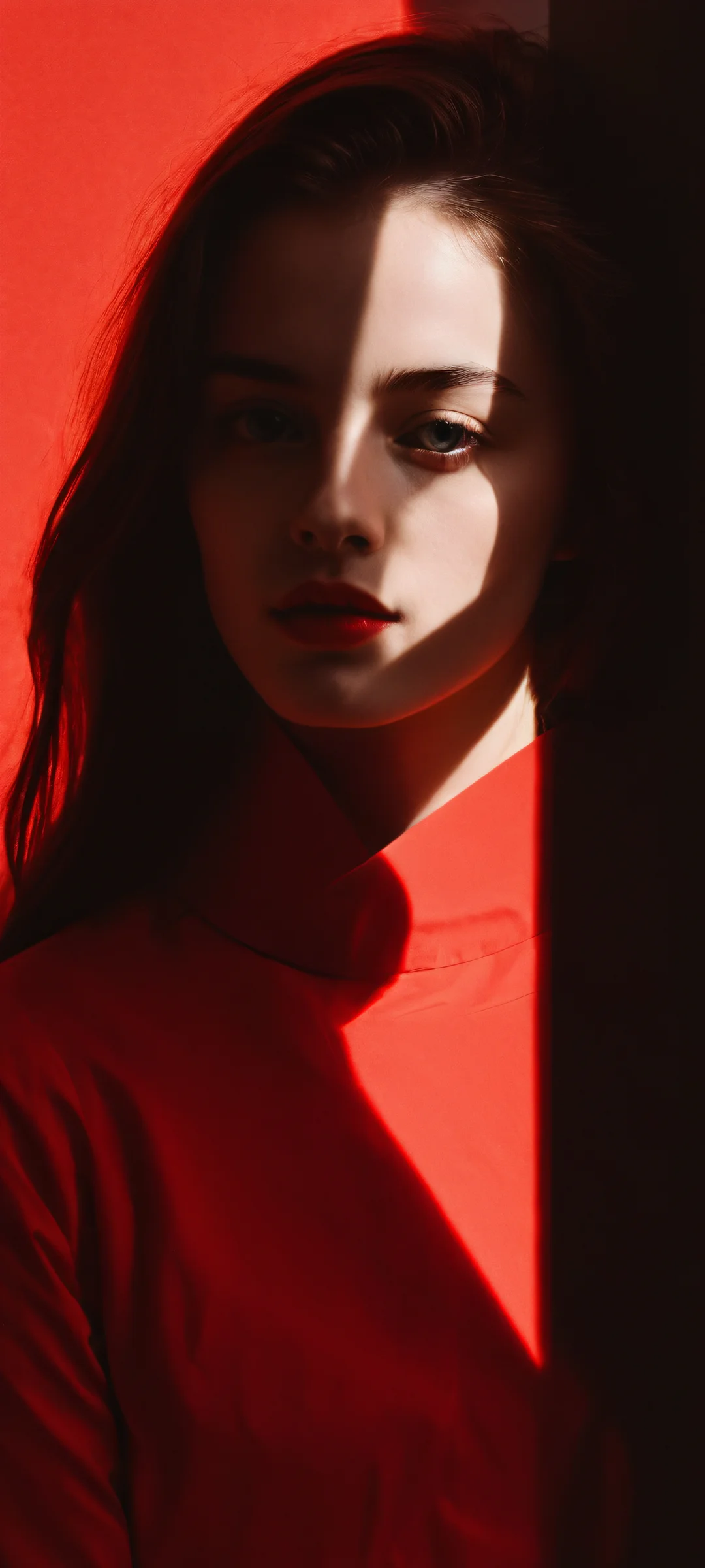 A minimalist masterpiece of girls, paper layers, and shadows, perfectly optimized for iPhone, Samsung Galaxy, and Android home screens.