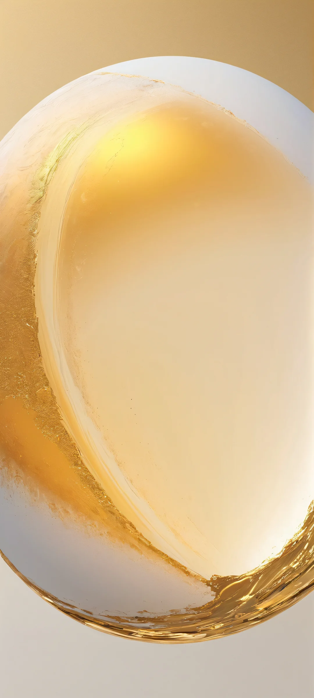 A stunning vertical wallpaper of a prestigious woman set against a luxurious background with gold trim and a planet gradient head, perfectly optimized for iPhone, Samsung Galaxy, and Android home screens.