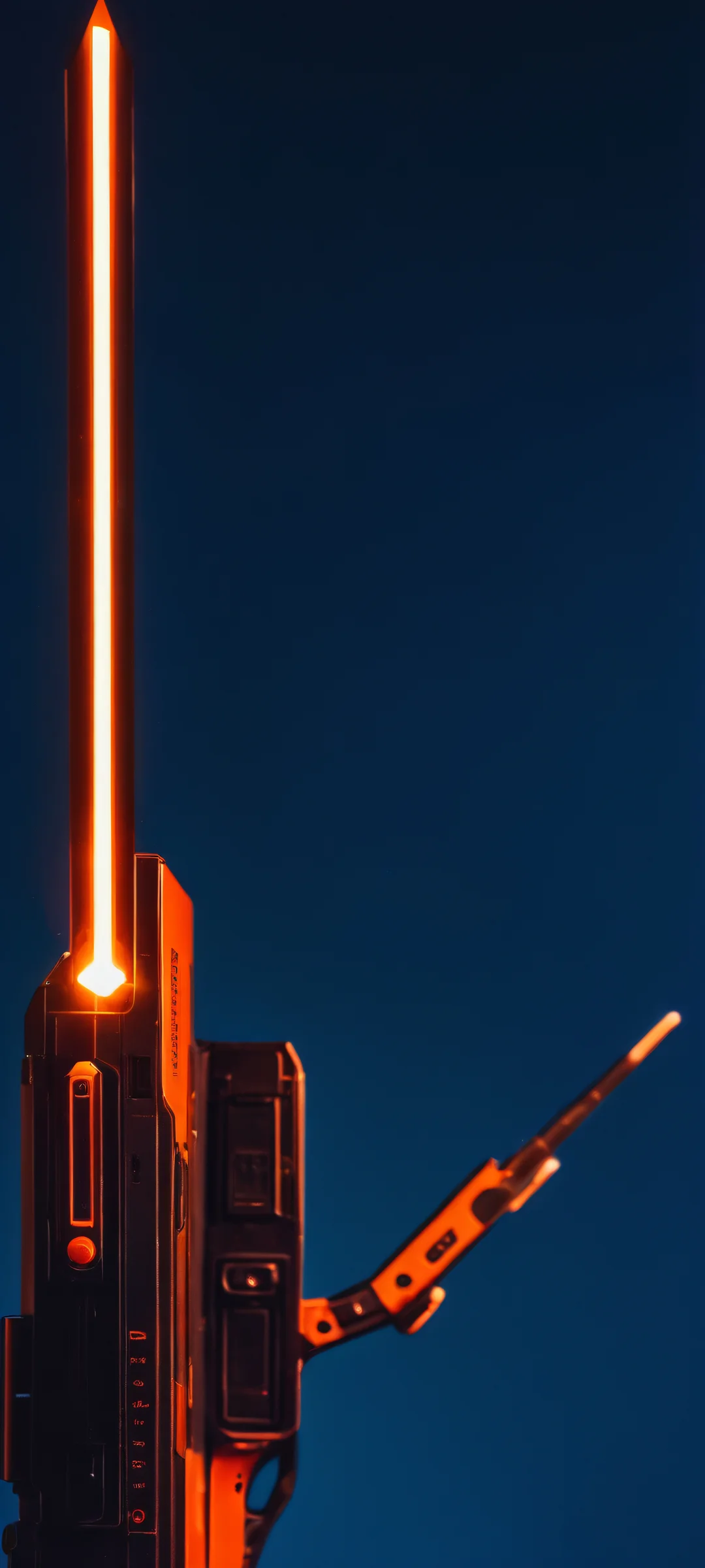 iPhone and Android users will love this breathtakingly detailed and neon-lit glowing sentinel mobile wallpaper.