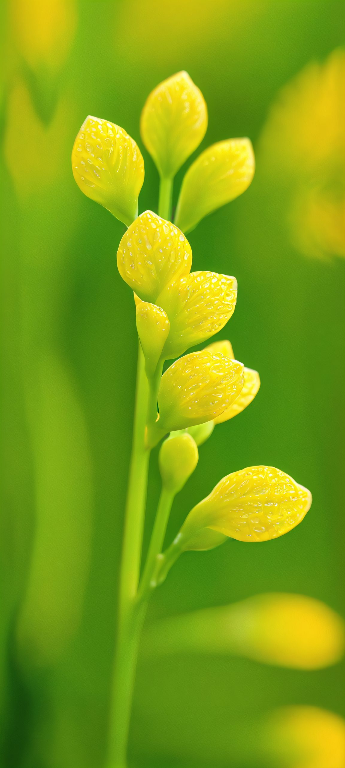 golden bloom mobile wallpaper scaled