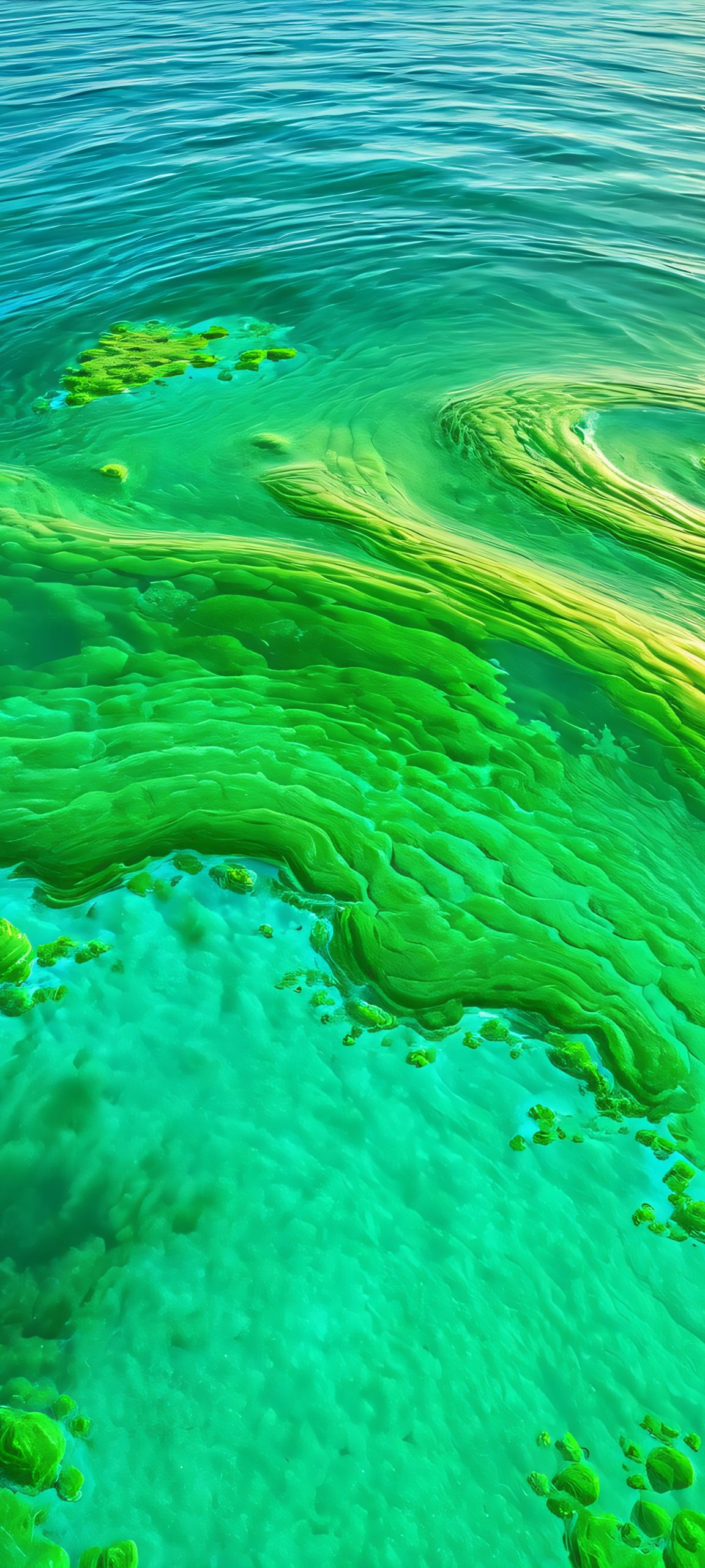 golden hour algae bloom scaled