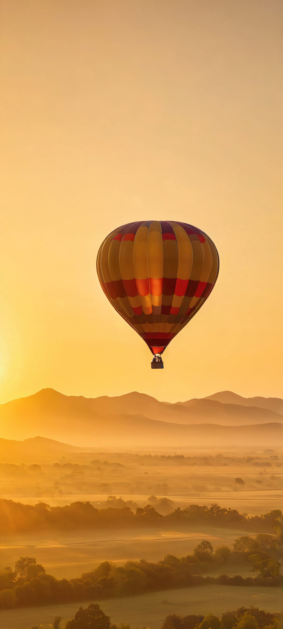golden hour balloon ride scaled