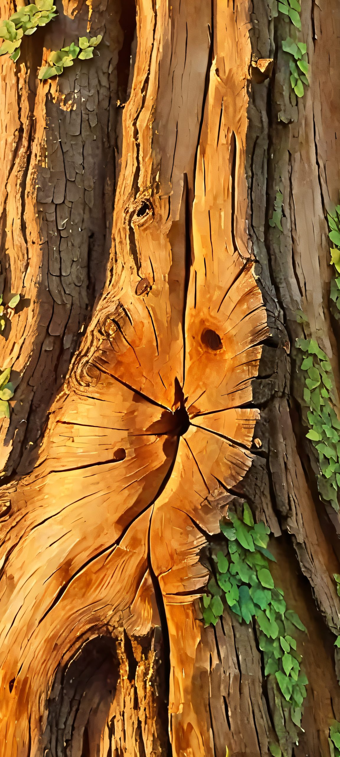 iPhone/Android users, gaze upon this breathtaking TreeStump wallpaper, perfectly optimized for your mobile device's home screen.