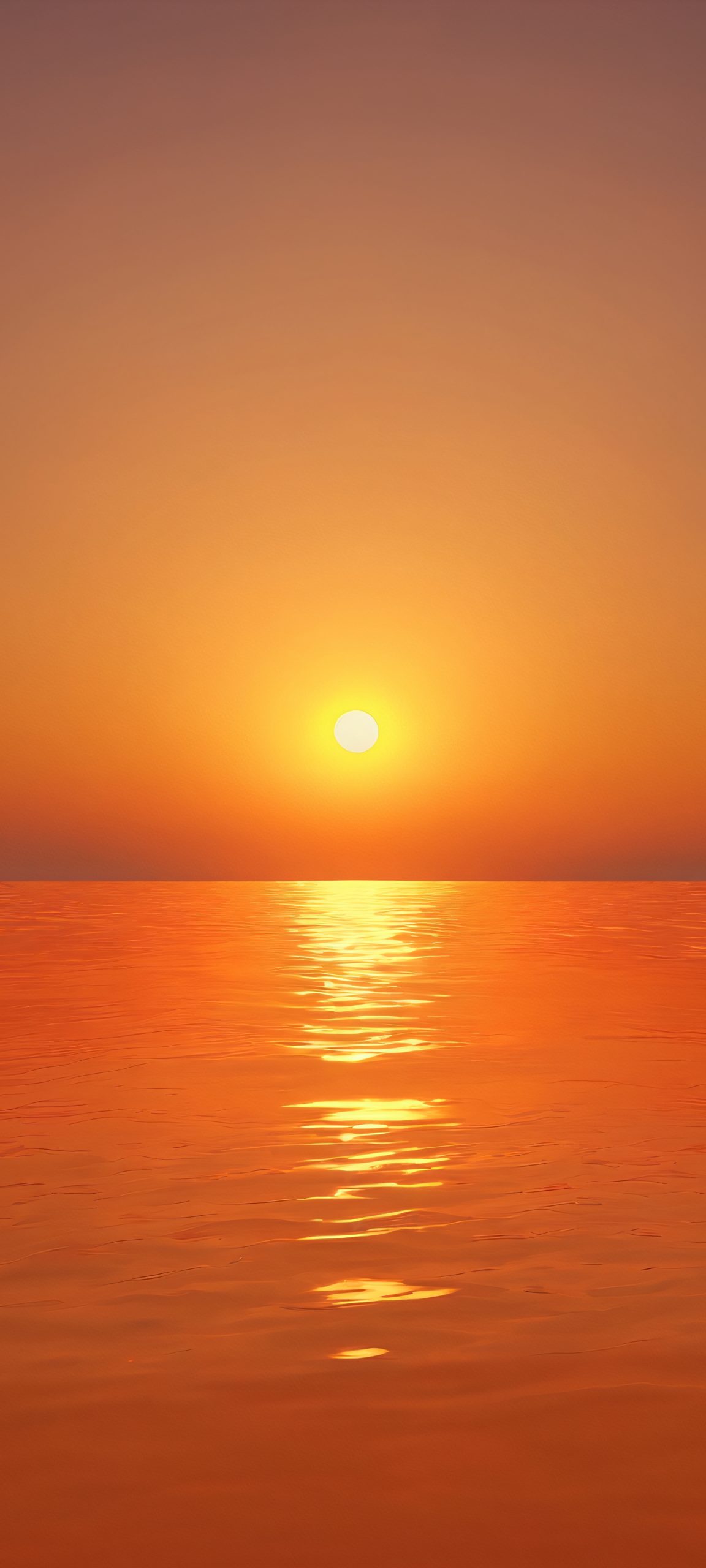 Ethereal human figure basking in the warm glow of a golden sunset on a serene iPhone or Android home screen.