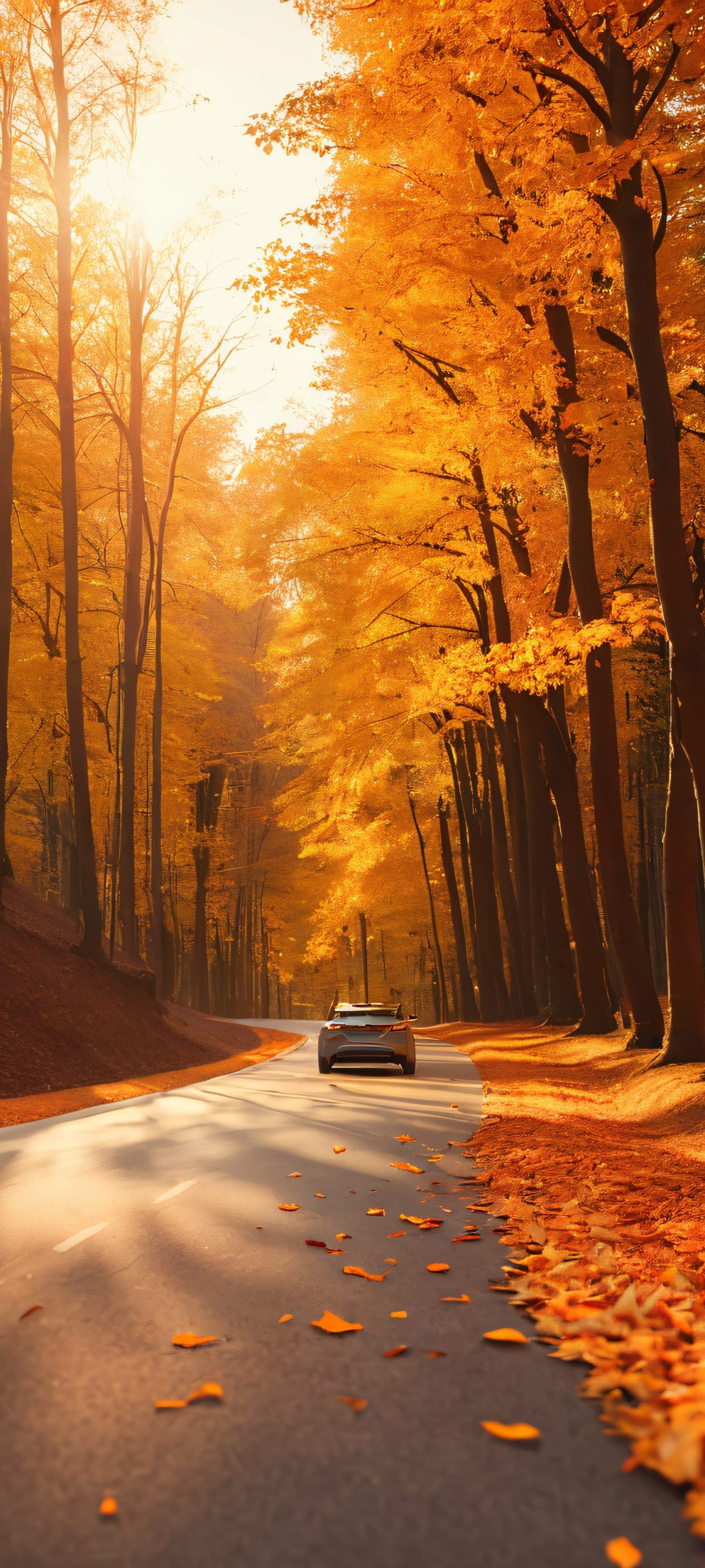 golden hour winding road mobile wallpaper scaled
