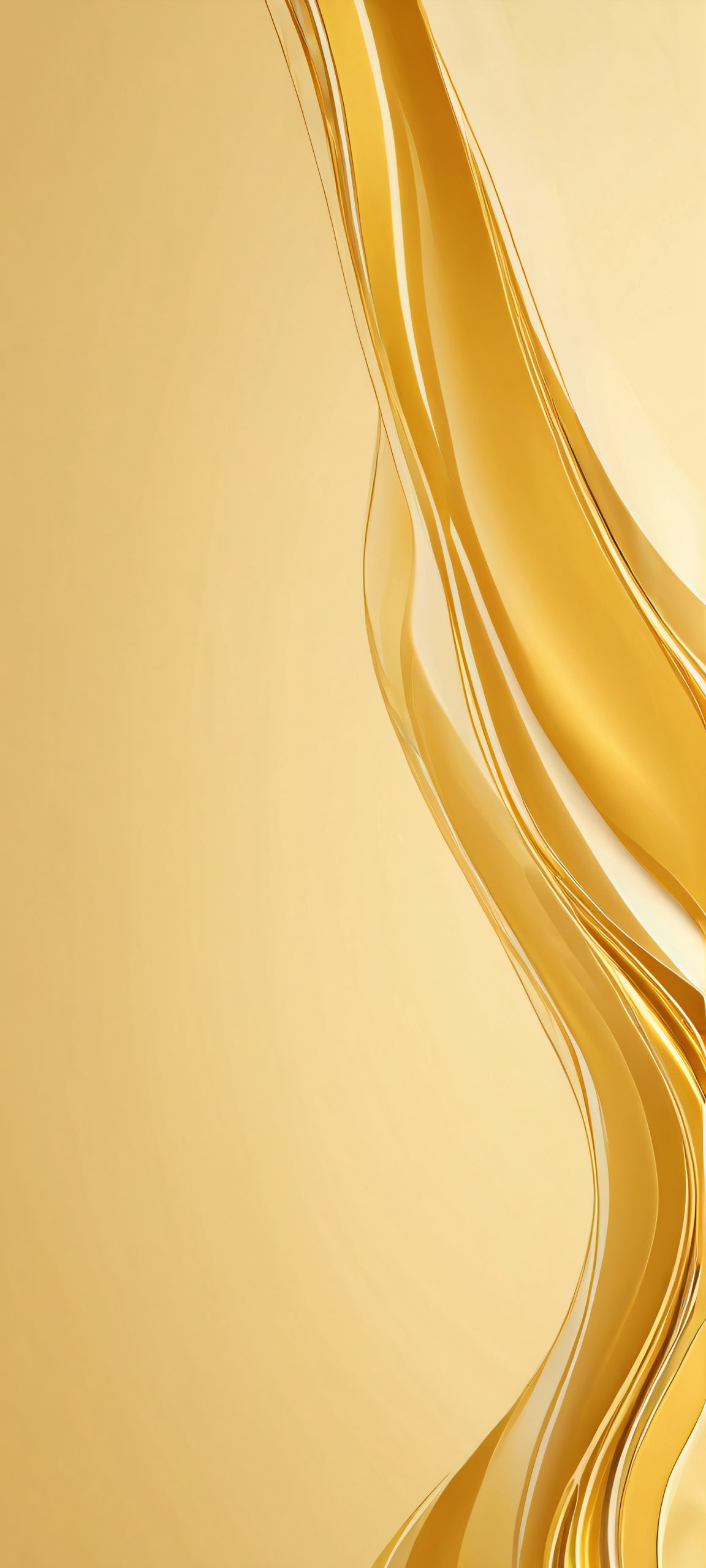 Golden Swirls Masterpiece QHD Smartphone Background iPhone/Android wallpaper featuring a stunning gold and cream abstract swirl design for optimal visual display