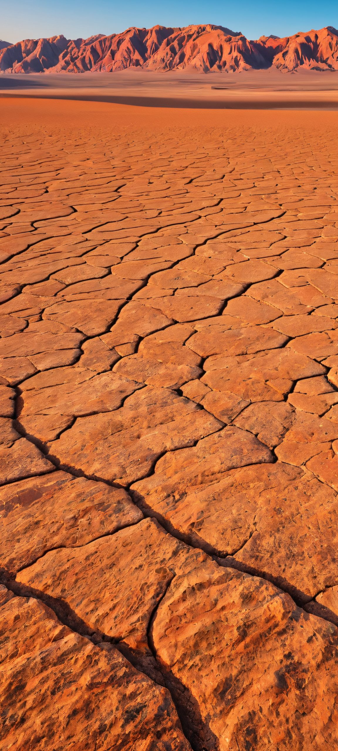 iPhone and Android users, immerse yourself in this stunning granite desert landscape with a hint of moody atmosphere, perfect for your home screen.