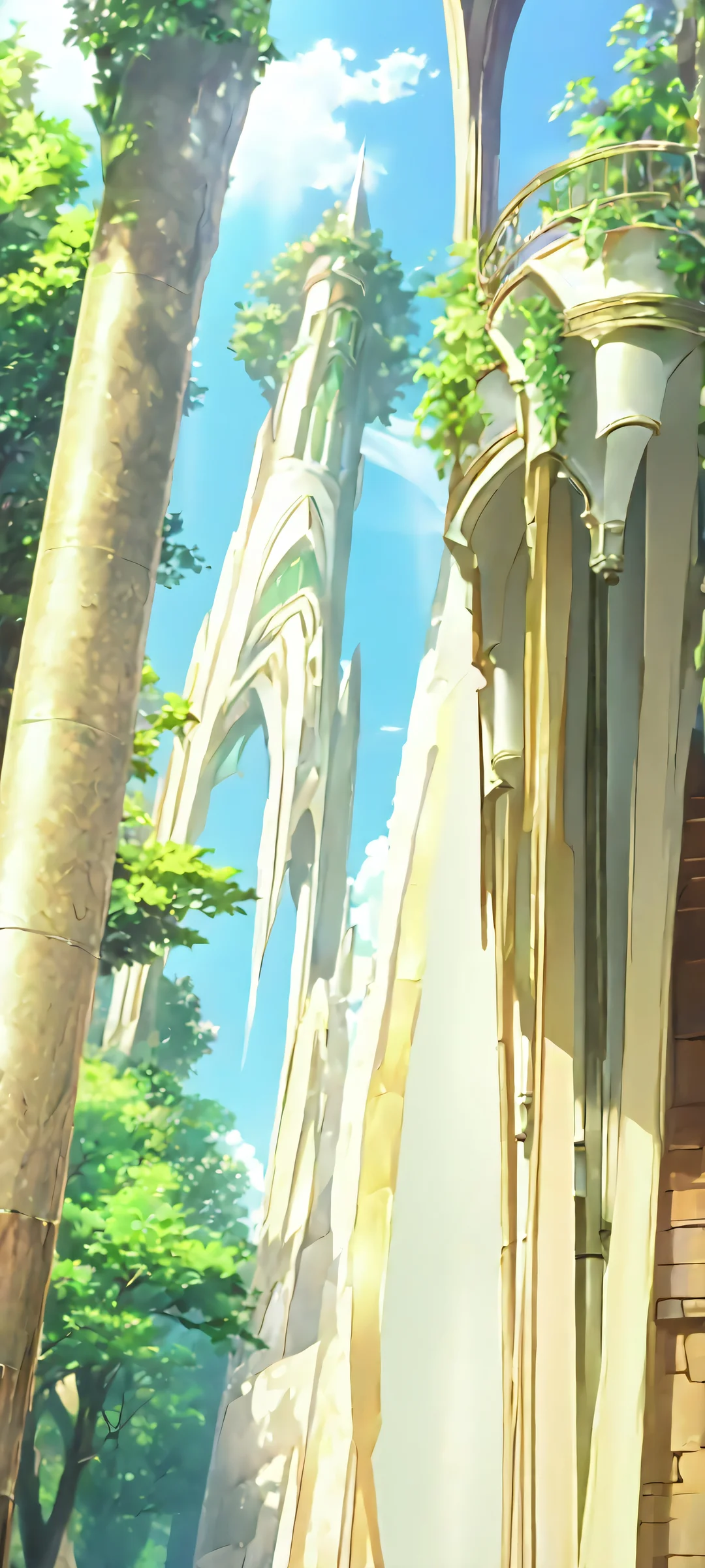 Breathtaking Hajime Kashimo anime screenshot for iPhone/Android with natural daylight and blue tones.