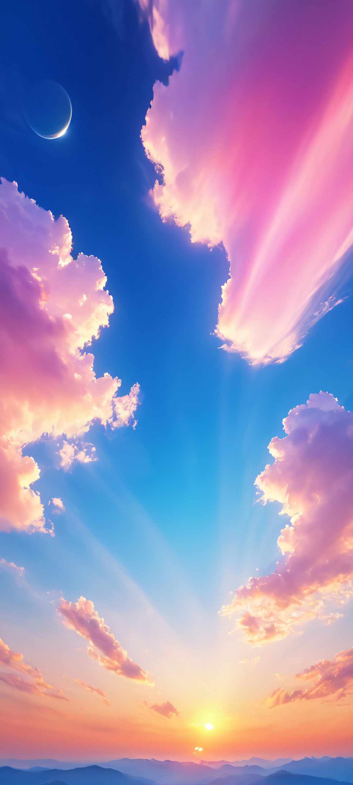 heavenly skies mobile wallpaper scaled